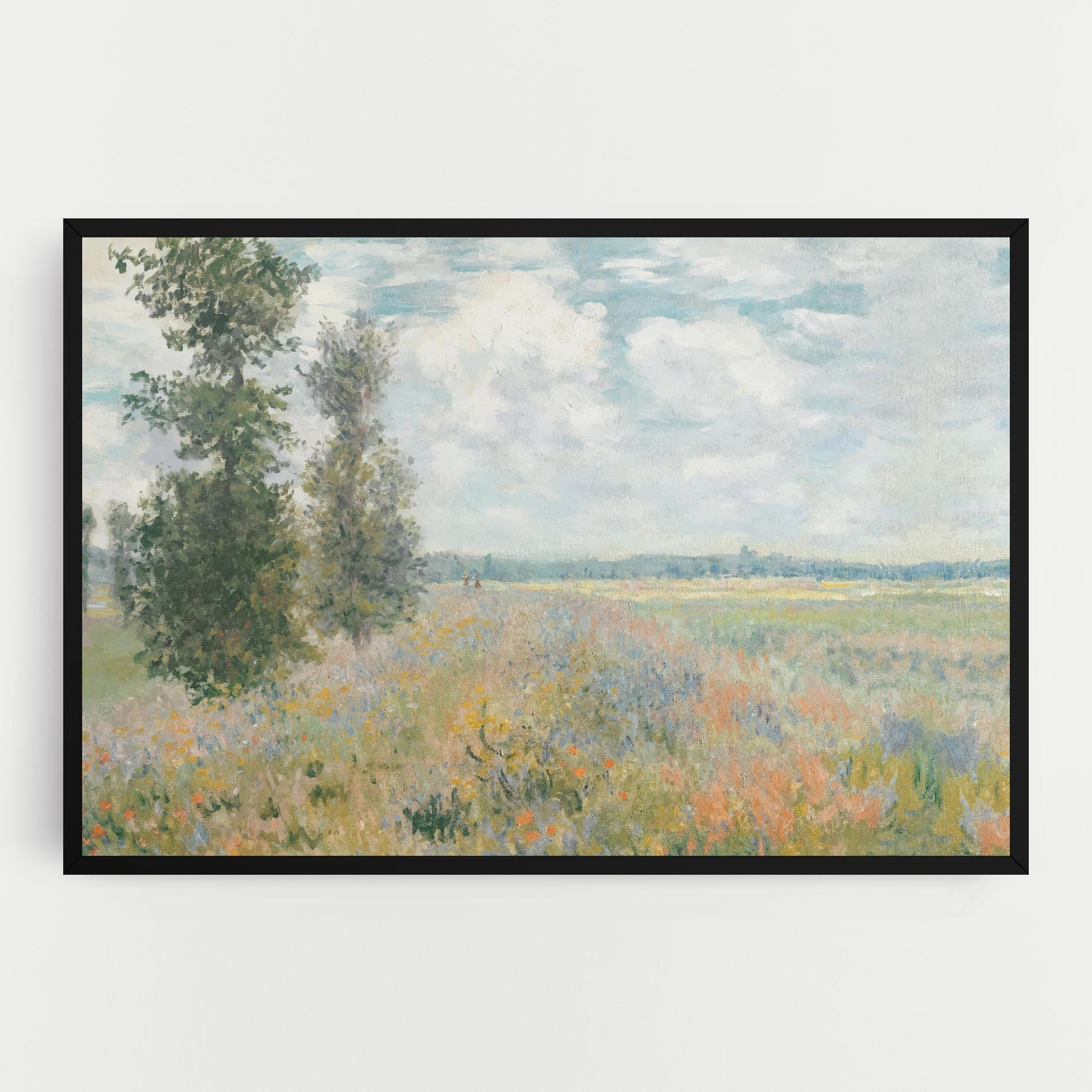 Картина на платно Monet's Landscape Background mockup 0
