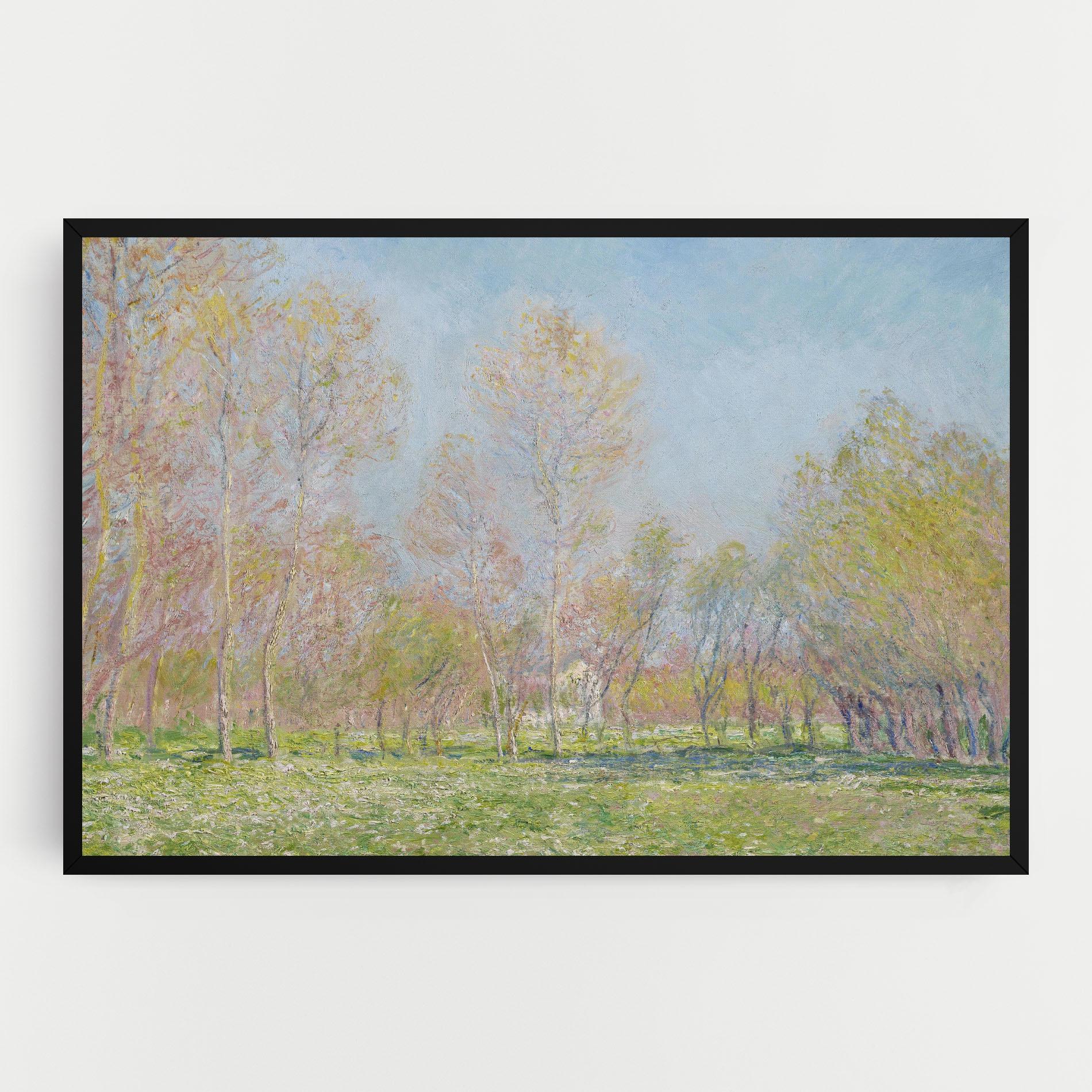 Картина на платно Spring In Giverny mockup 0