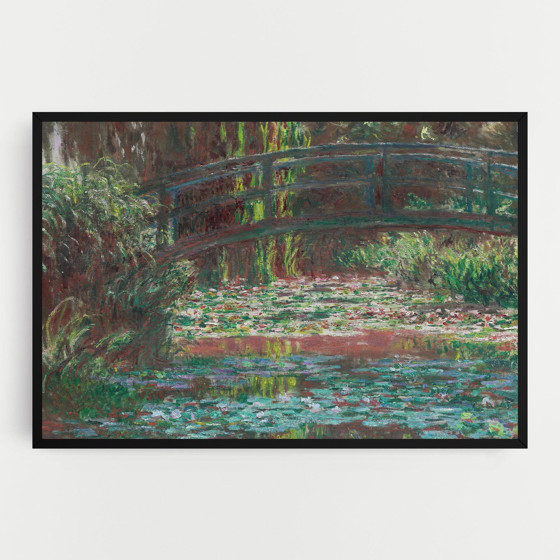 Картина на платно Water Lily Pond mockup 0