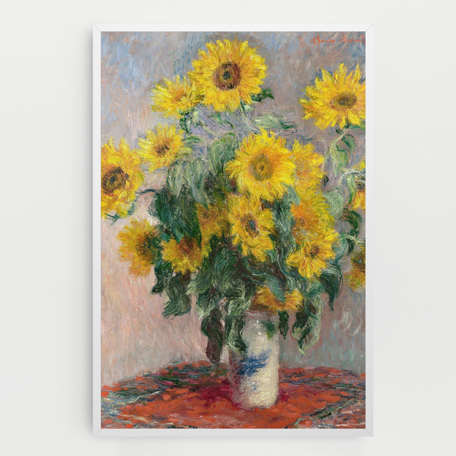 Картина на платно Bouquet Of Sunflowers 1881 mockup 0