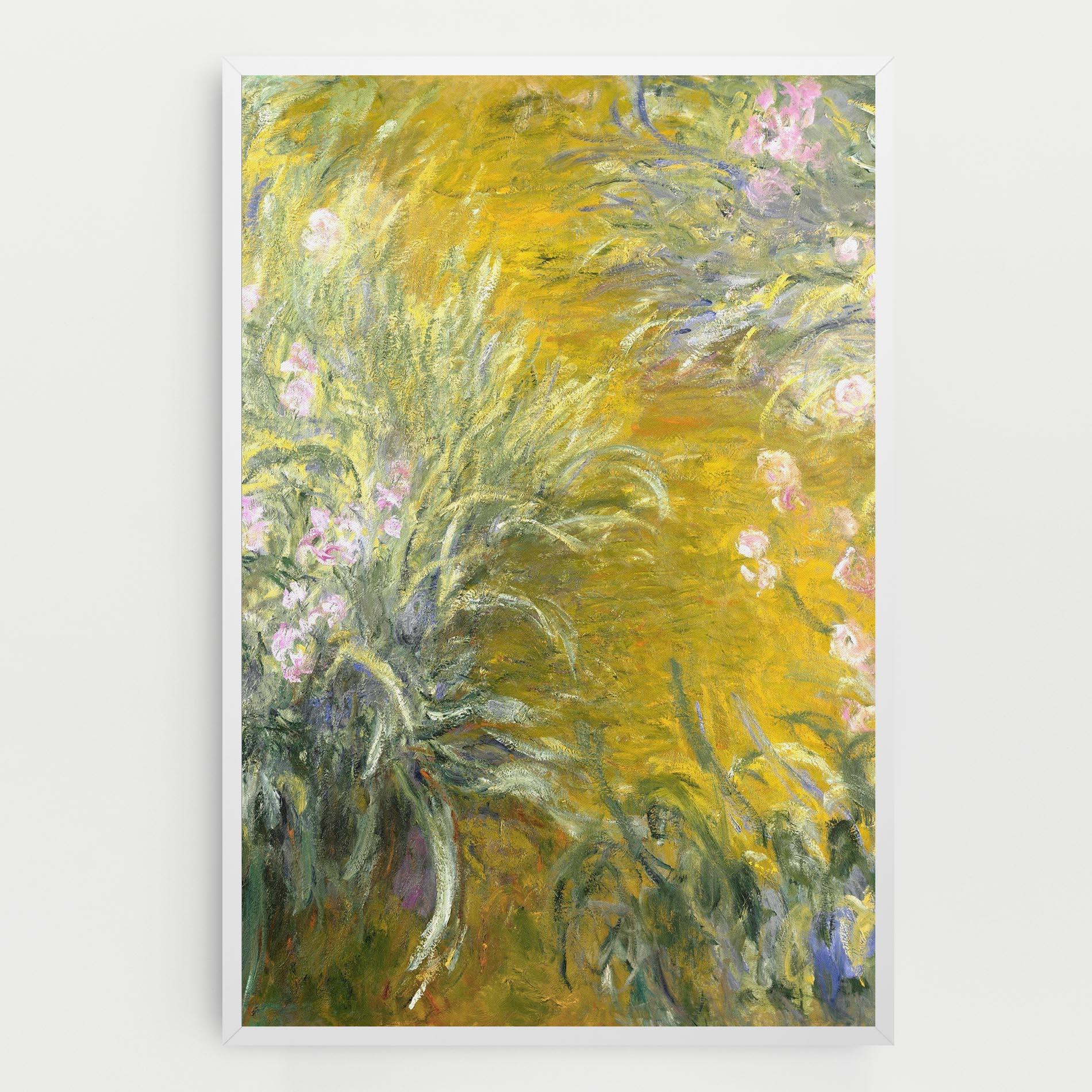 Картина на платно Path Through The Irises mockup 0