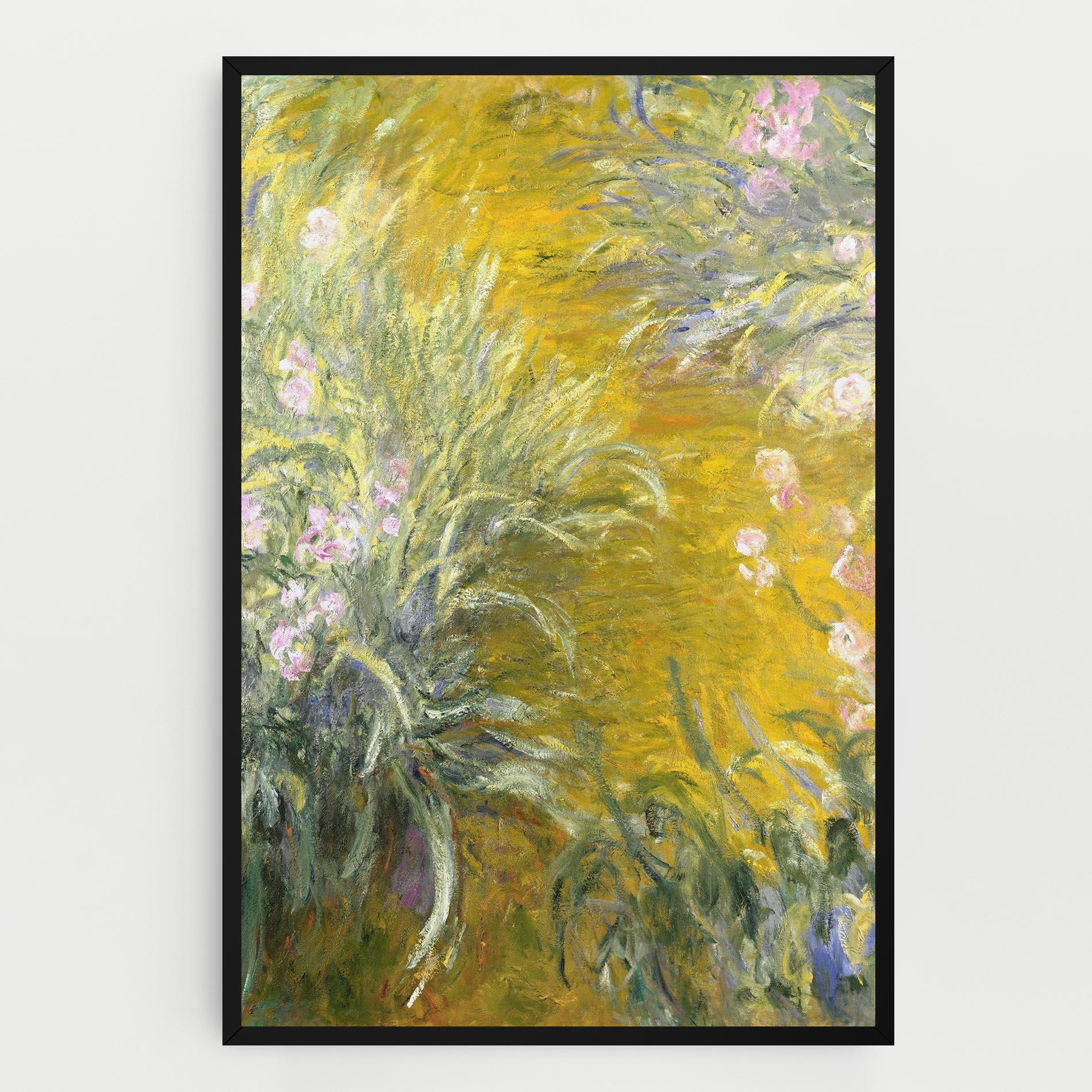 Картина на платно Path Through The Irises mockup 0