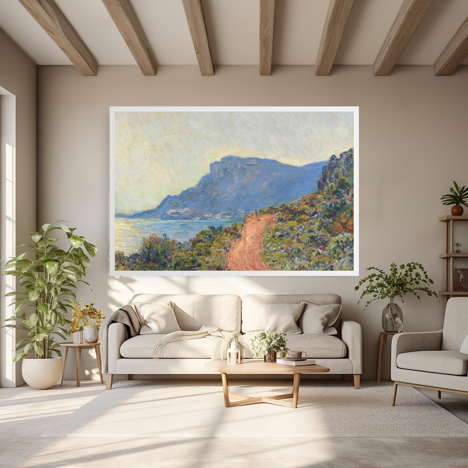 Картина на платно Near Monaco mockup 6