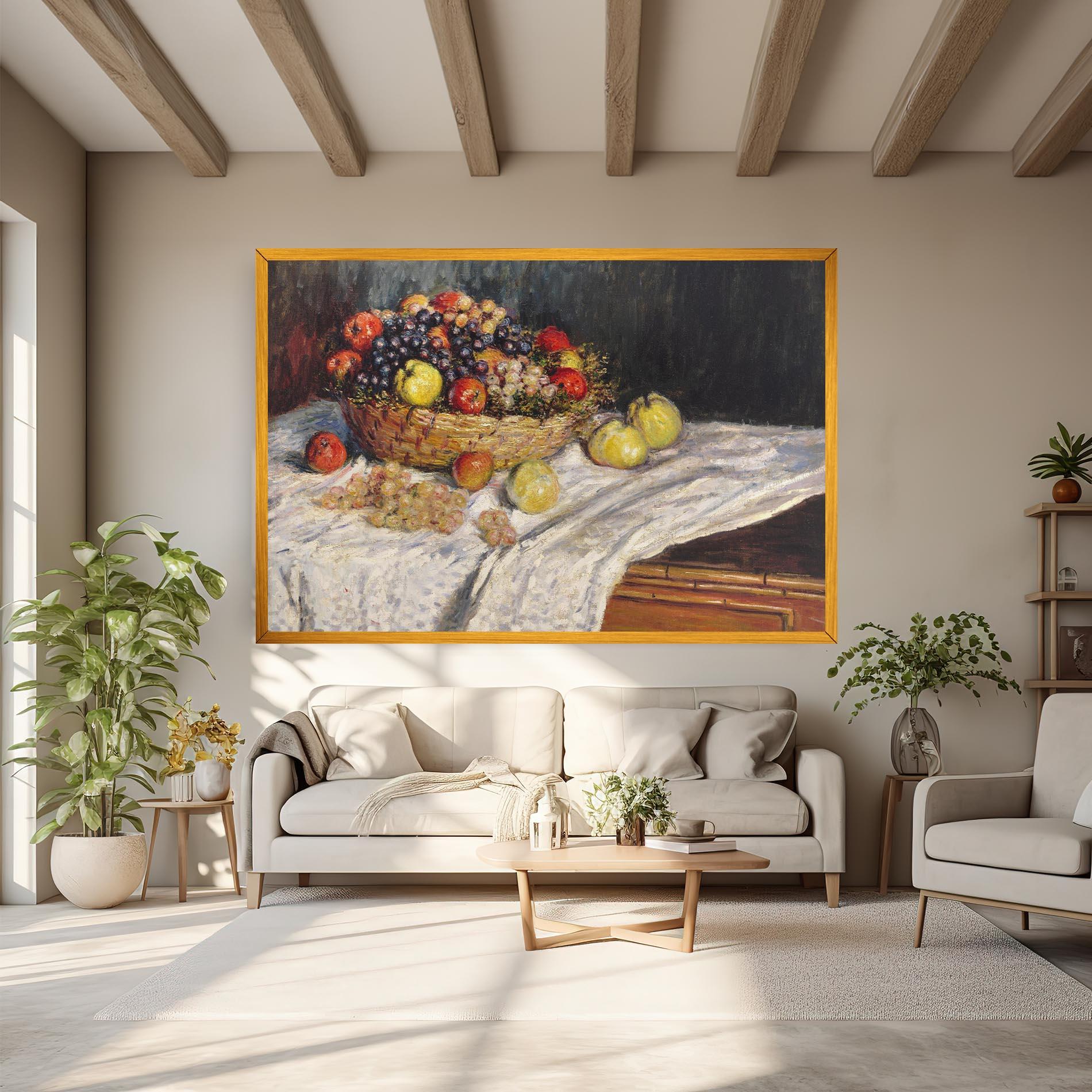 Картина на платно Apples And Grapes mockup 6