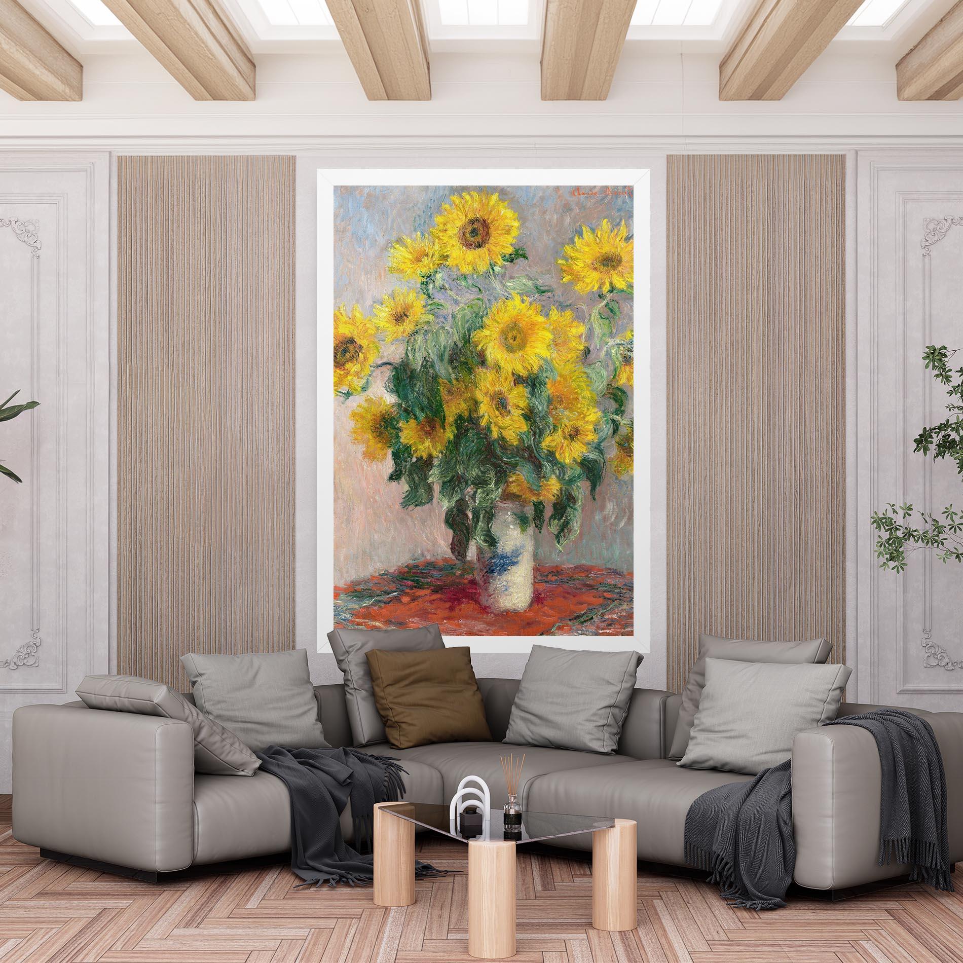 Картина на платно Bouquet Of Sunflowers 1881 mockup 6