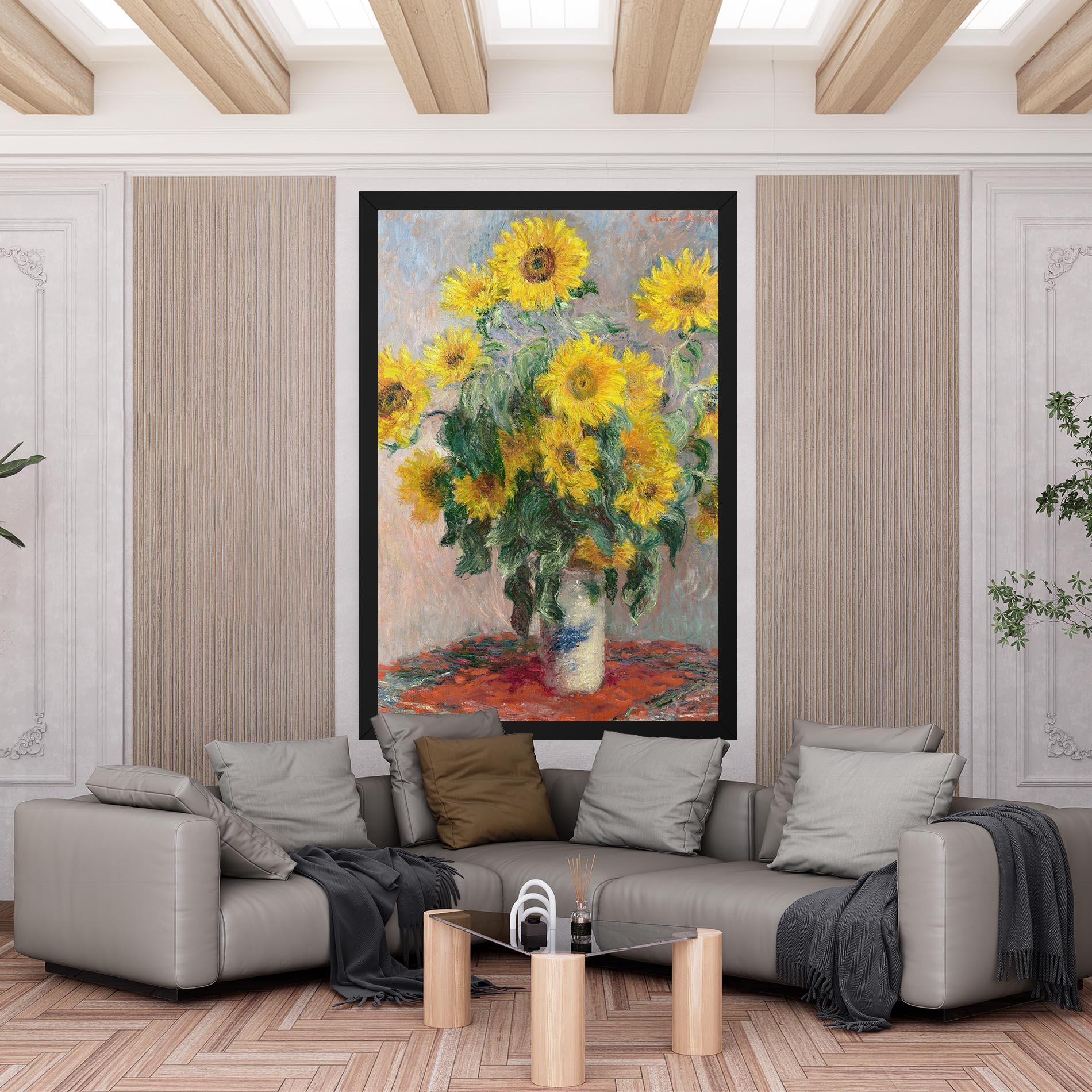 Картина на платно Bouquet Of Sunflowers 1881 mockup 6