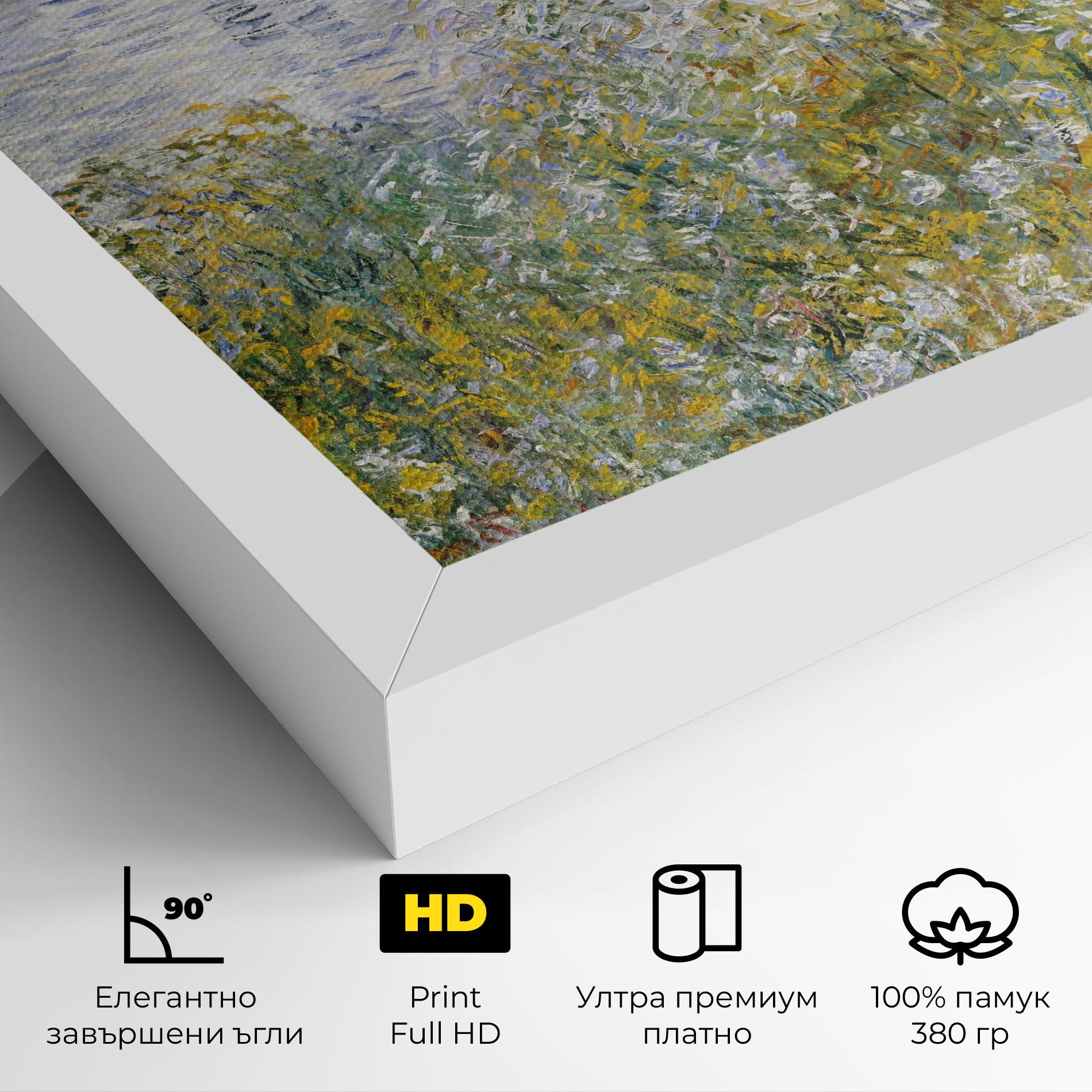 Картина на платно Near Vetheuil mockup 4