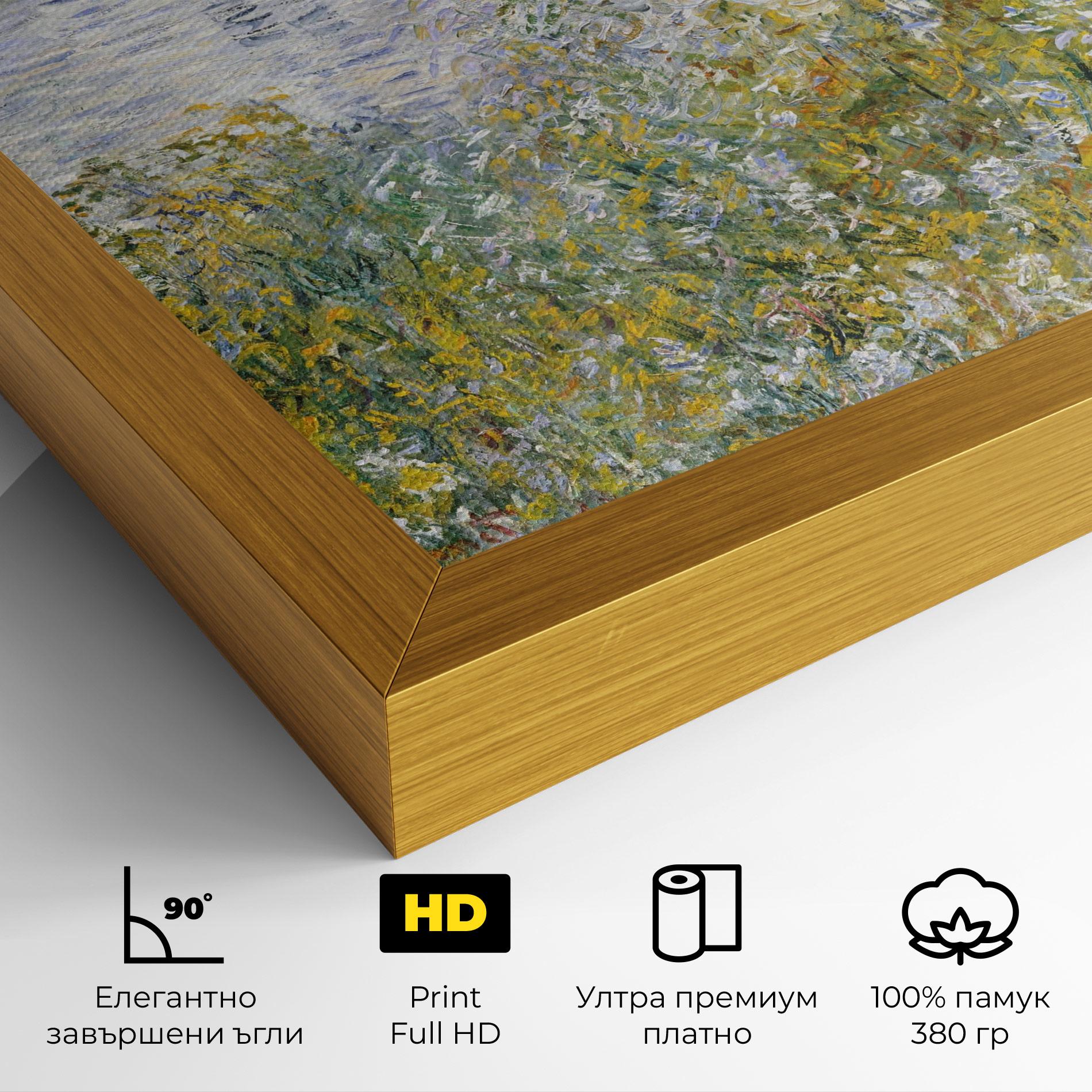 Картина на платно Near Vetheuil mockup 4