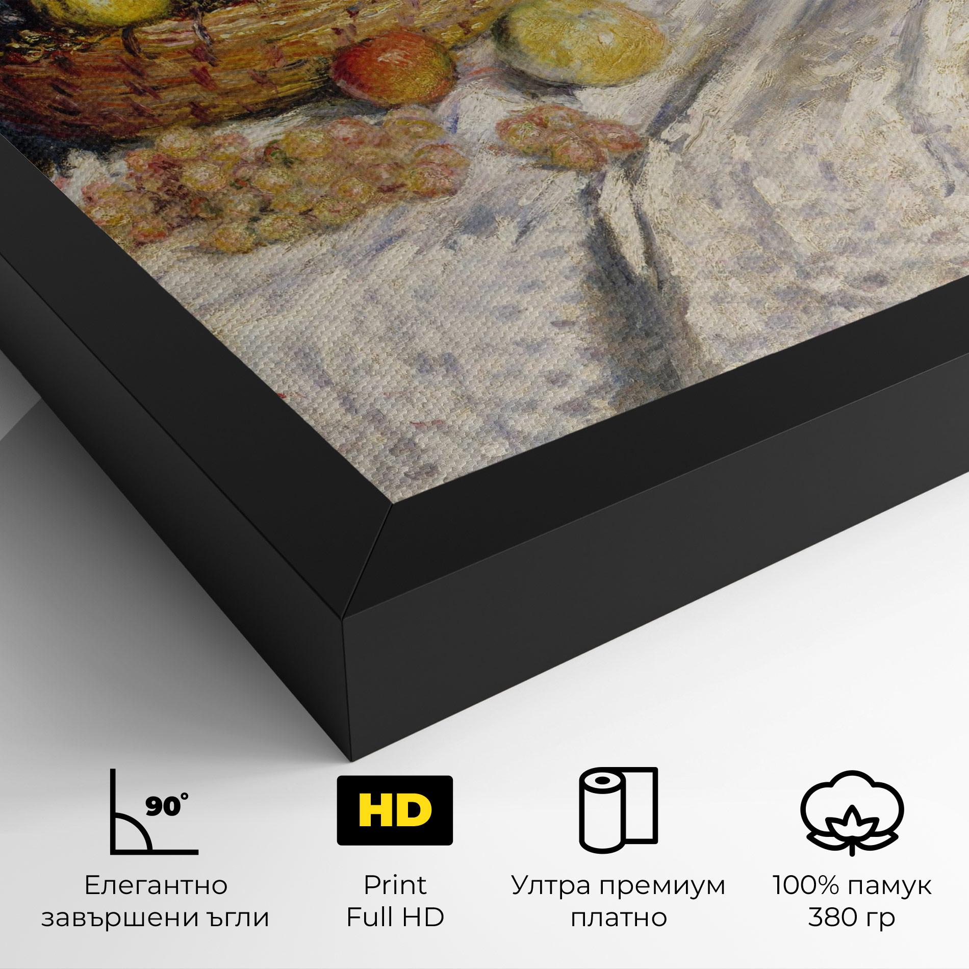 Картина на платно Apples And Grapes mockup 4