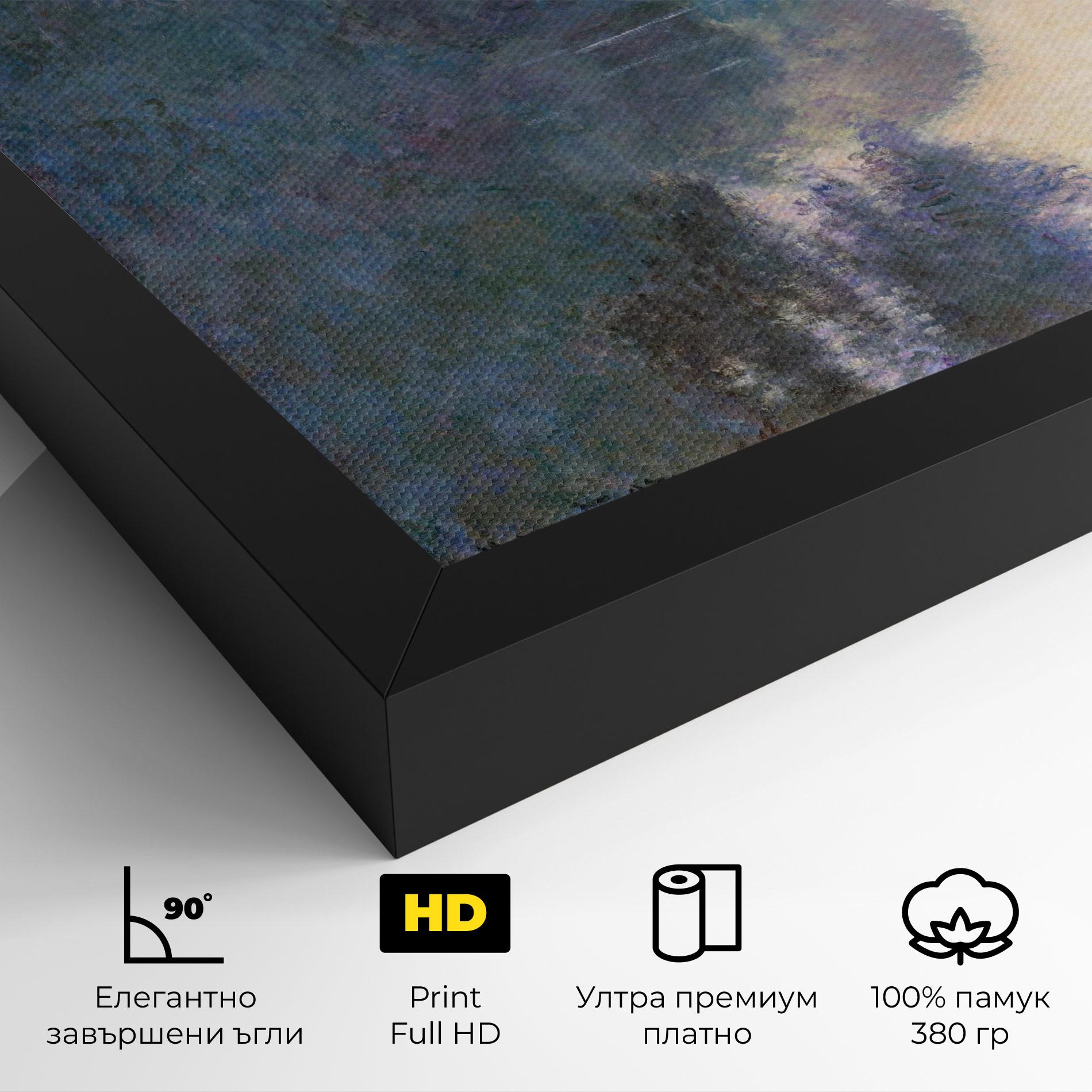 Картина на платно Near Giverny mockup 4