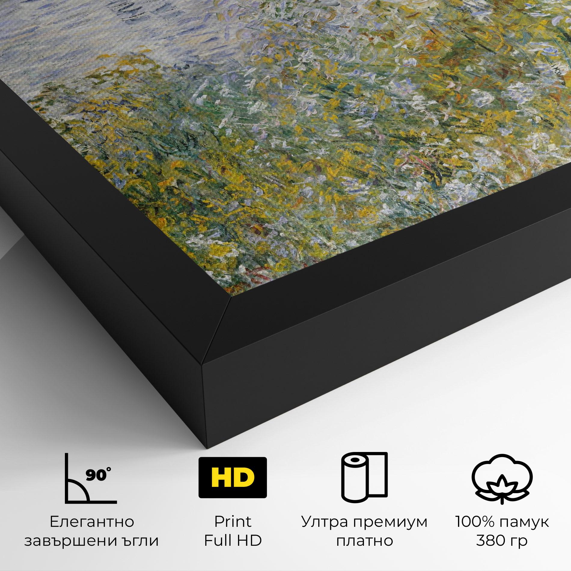 Картина на платно Near Vetheuil mockup 4