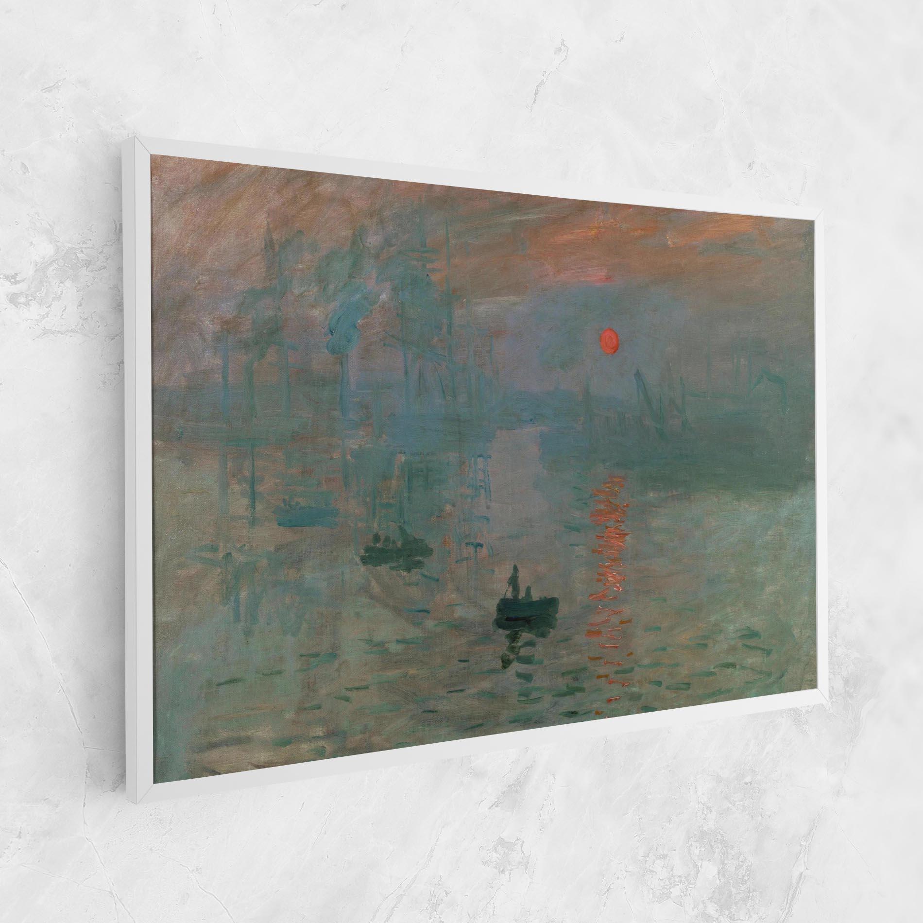 Картина на платно Monet Sunrise mockup 1