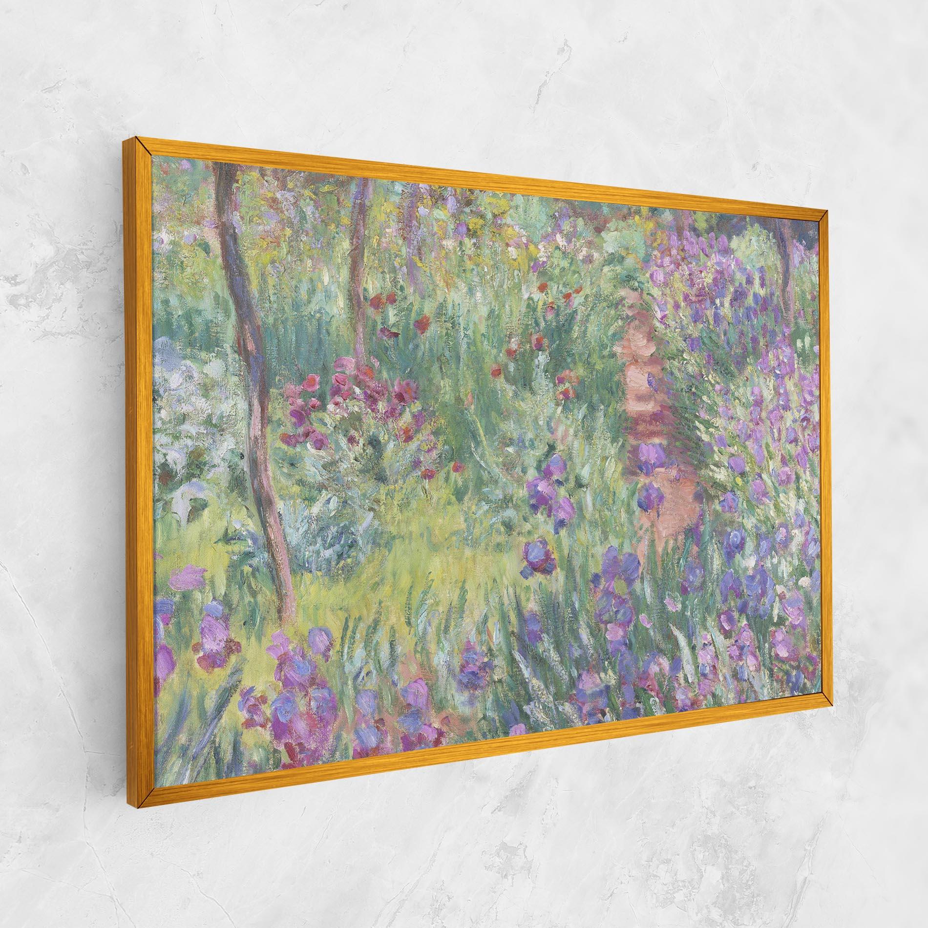 Картина на платно Garden In Giverny mockup 1