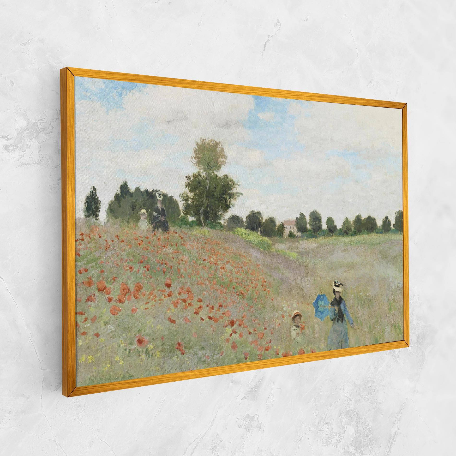 Картина на платно Poppy Field Near Argenteuil mockup 1