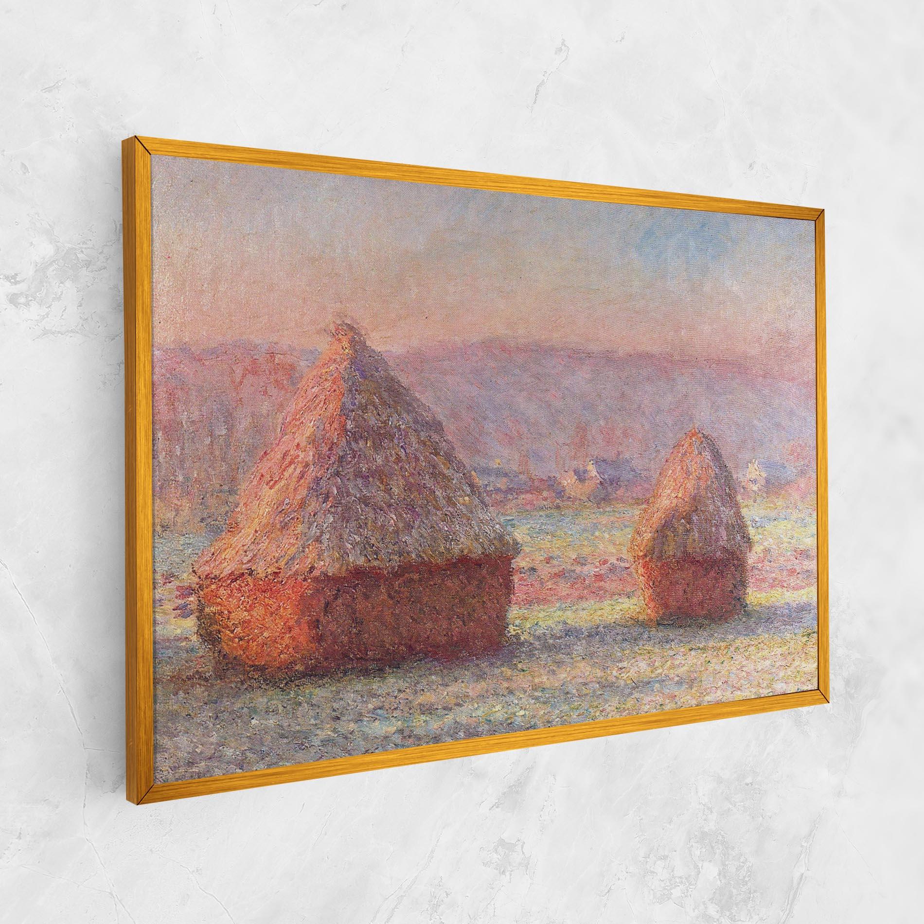 Картина на платно White Frost mockup 1