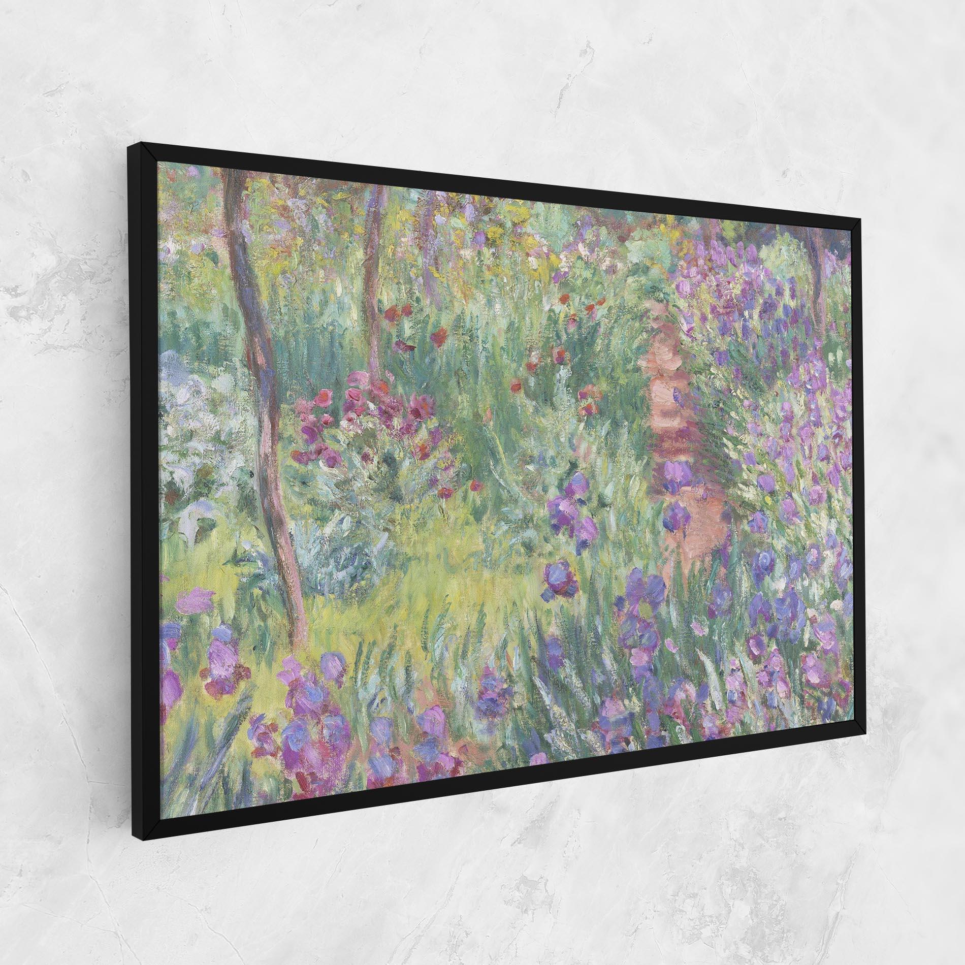 Картина на платно Garden In Giverny mockup 1
