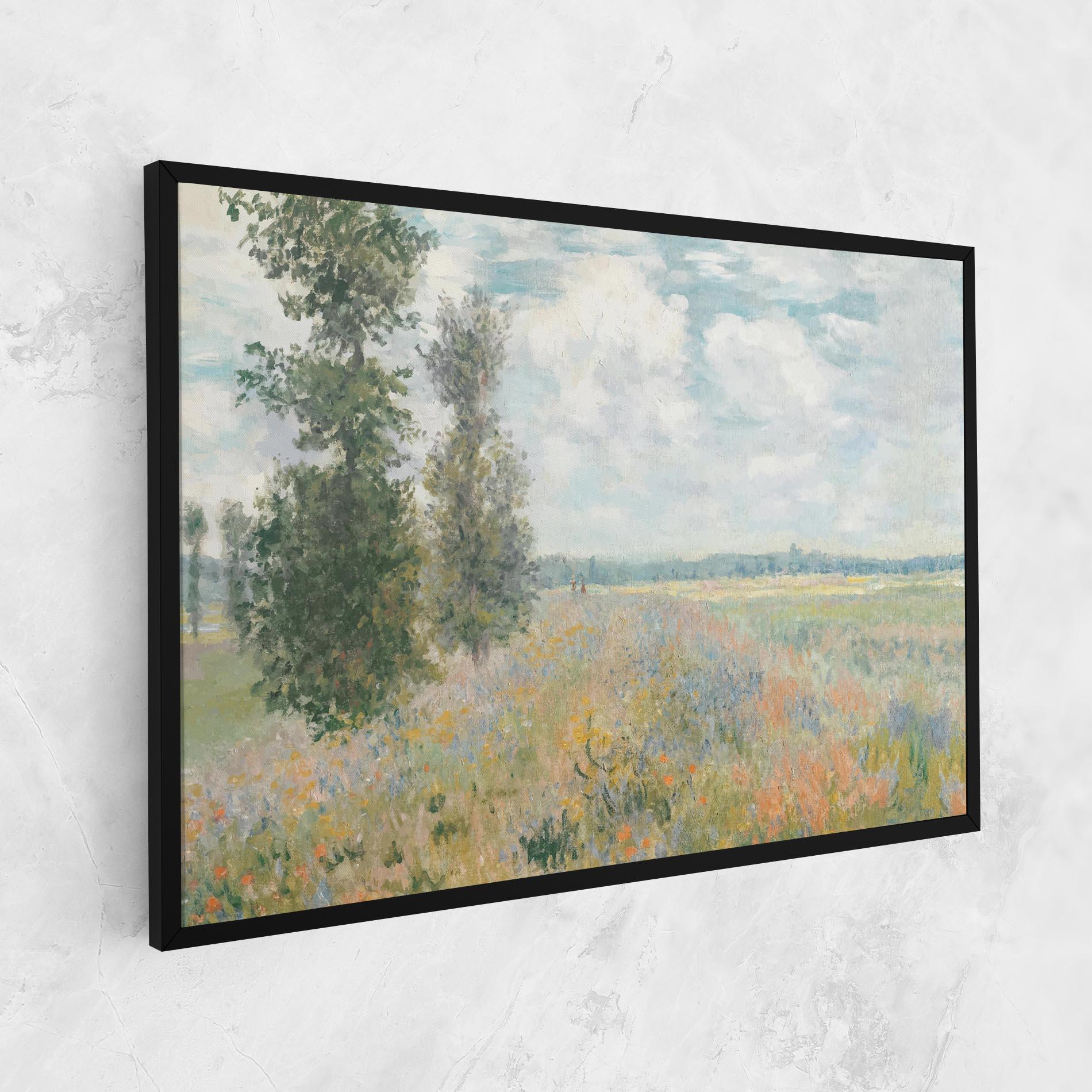 Картина на платно Monet's Landscape Background mockup 1