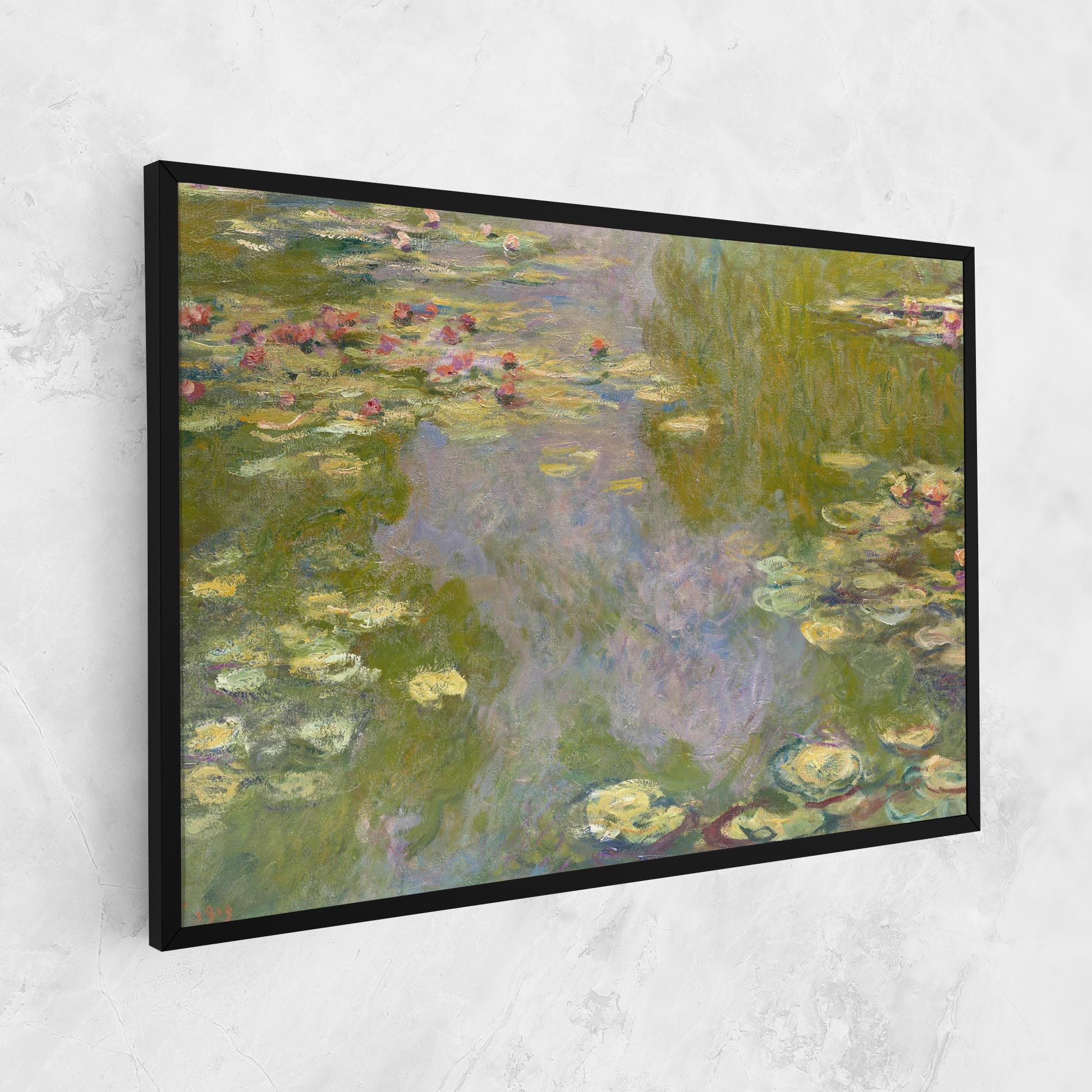 Water Lilies Monet mockup 1