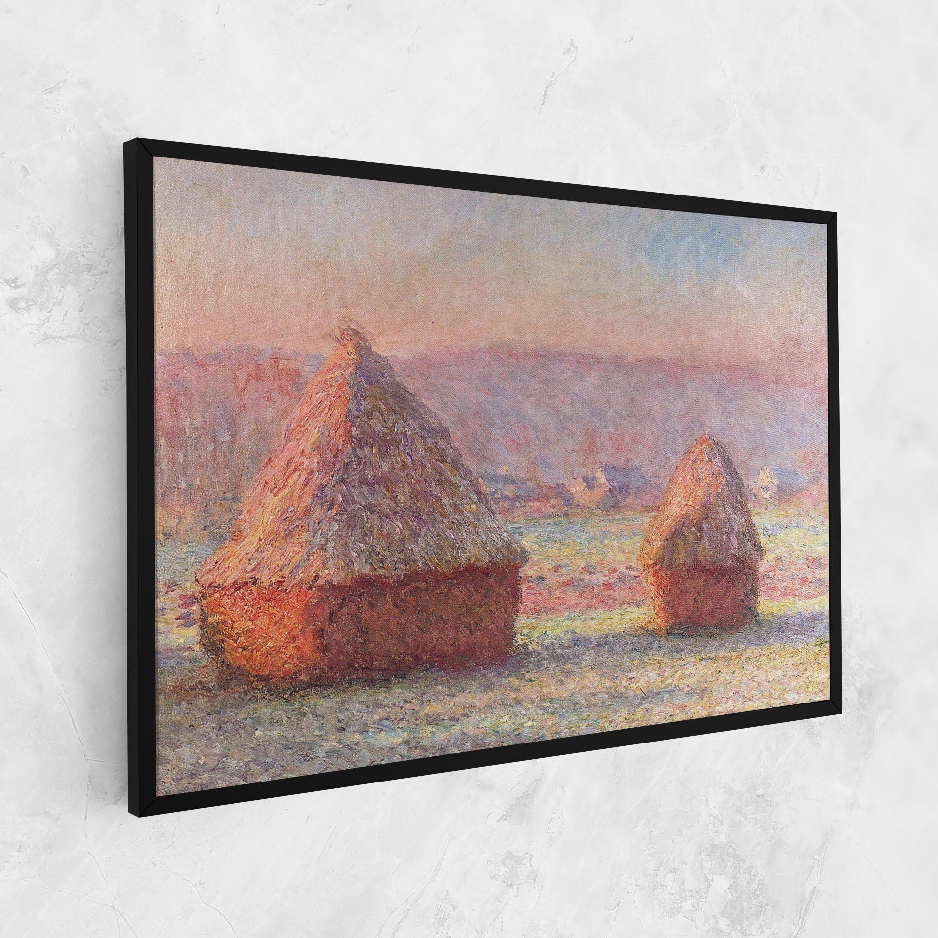 Картина на платно White Frost mockup 1