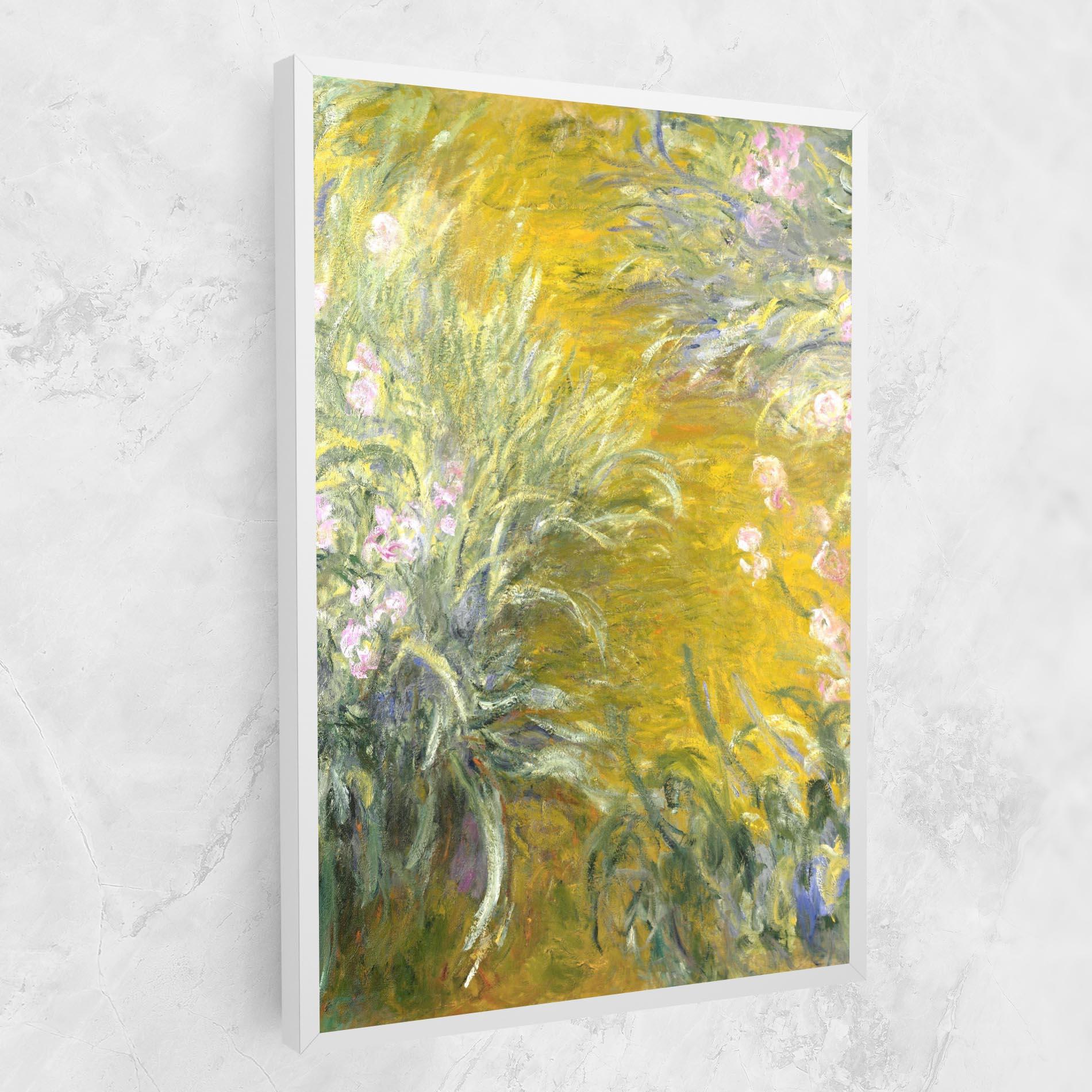 Картина на платно Path Through The Irises mockup 1