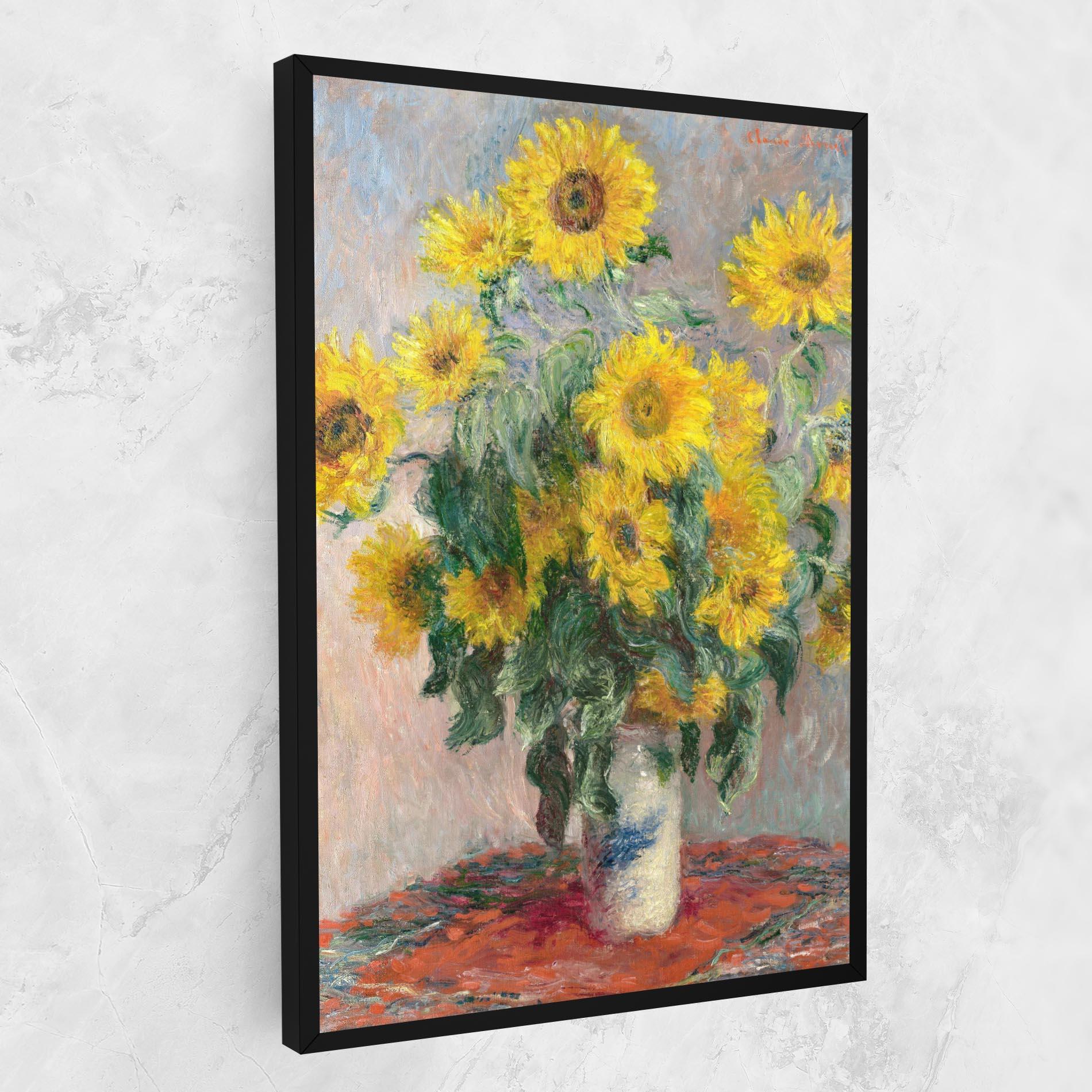 Картина на платно Bouquet Of Sunflowers 1881 mockup 1