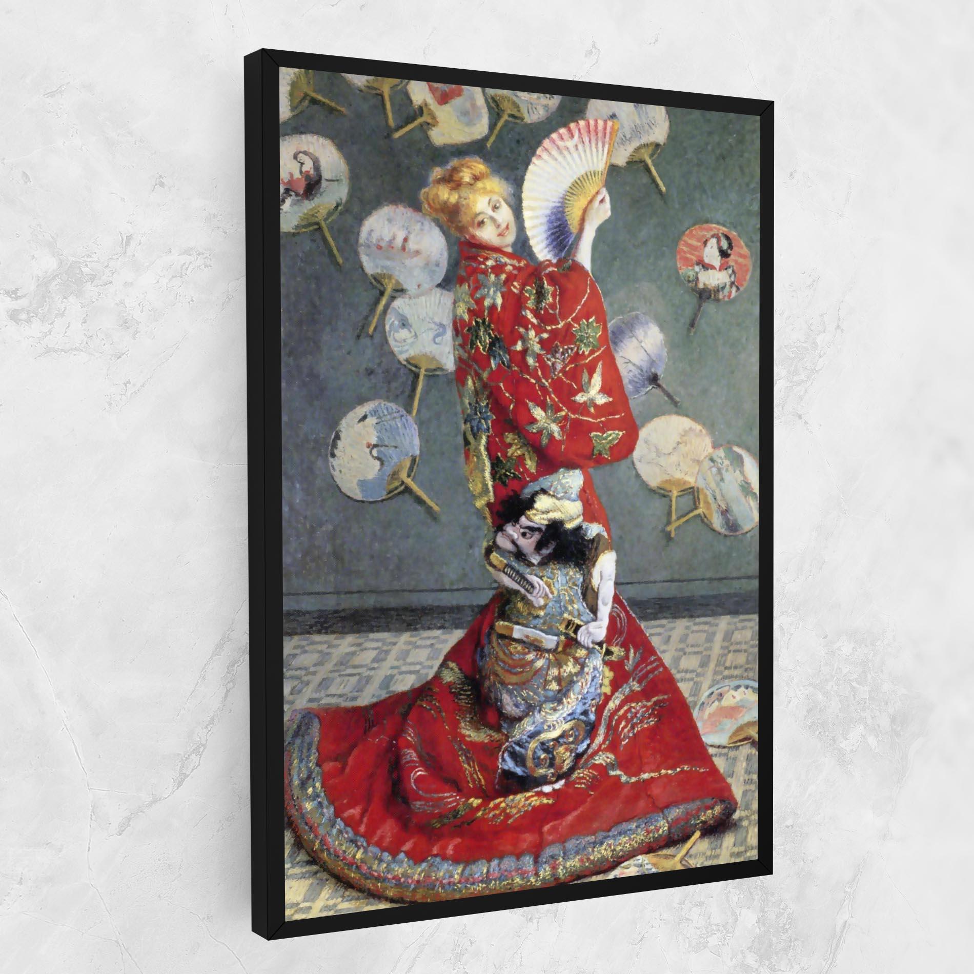 Картина на платно Camille Monet In Japanese Costume mockup 1