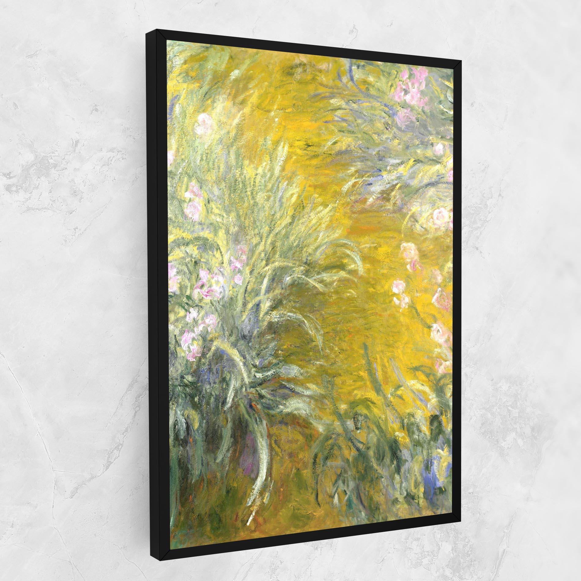 Картина на платно Path Through The Irises mockup 1