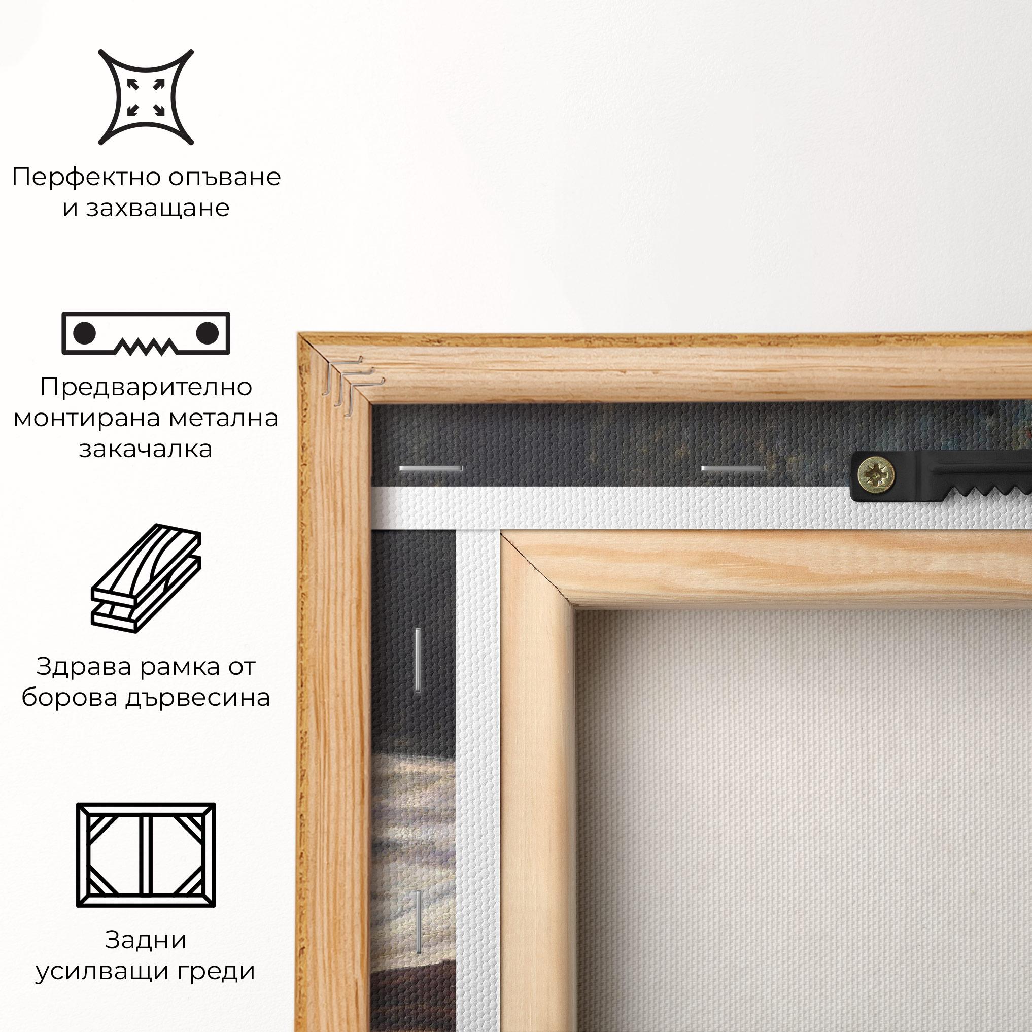 Картина на платно Apples And Grapes mockup 5