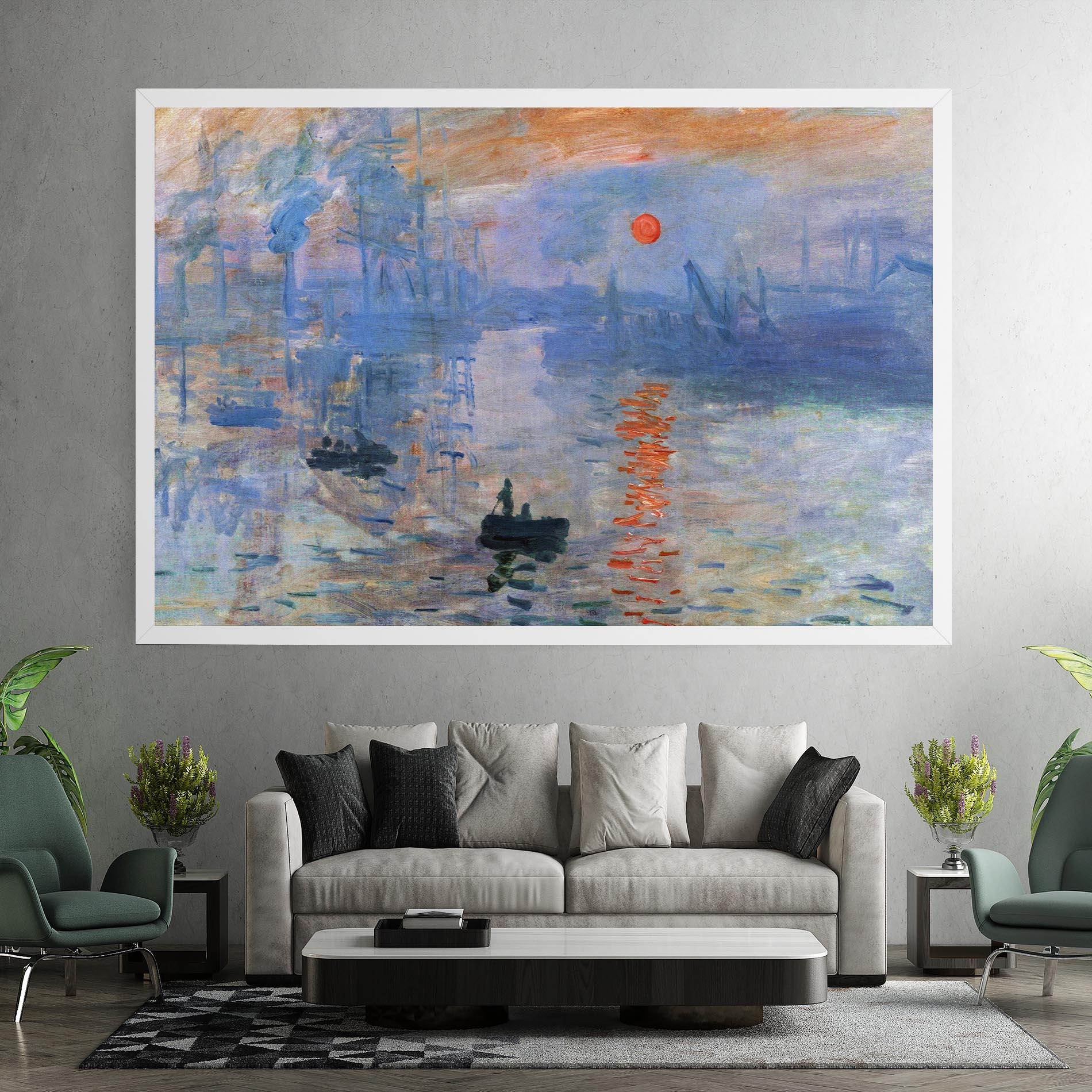 Картина на платно Monet Impressionist mockup 7