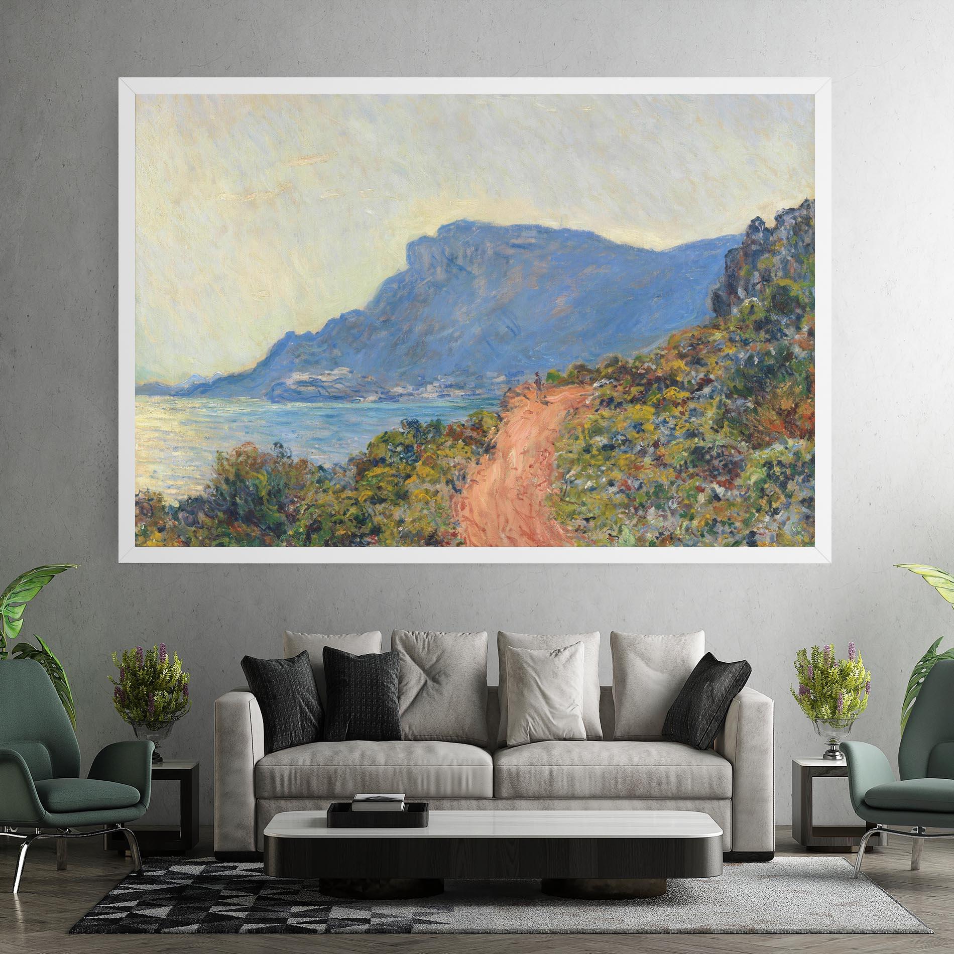 Картина на платно Near Monaco mockup 7