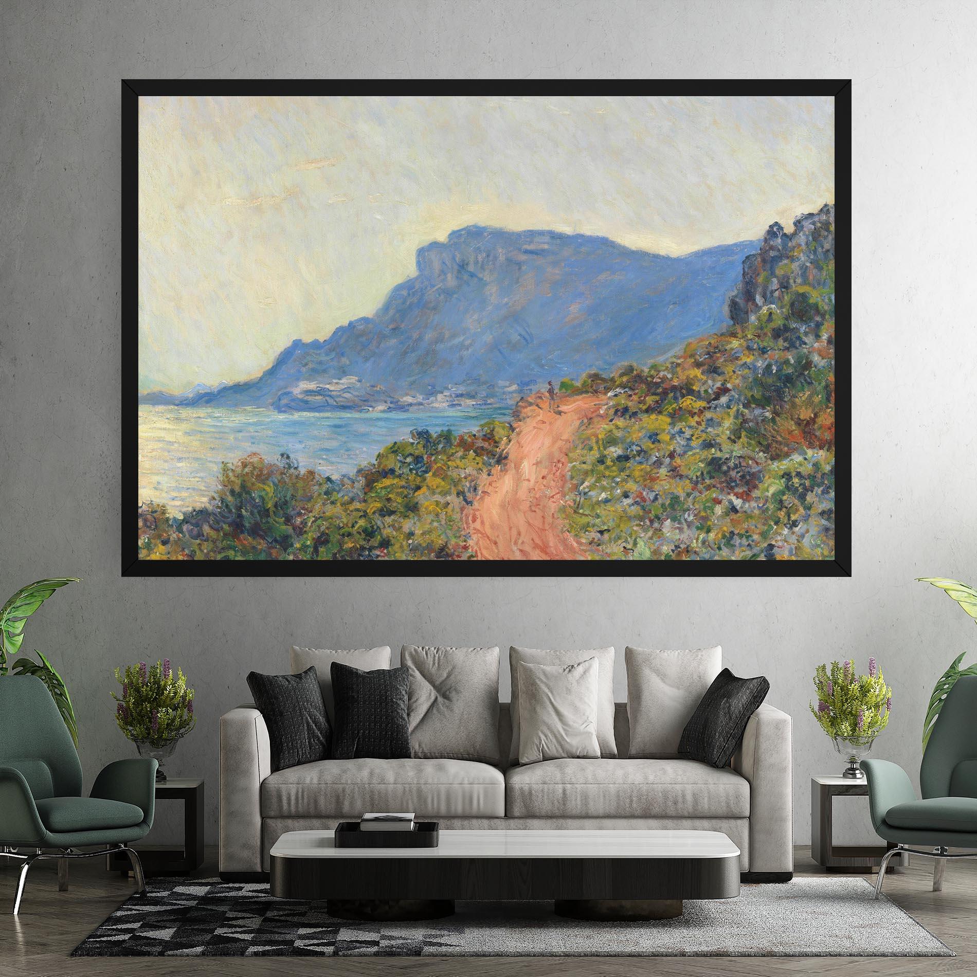 Картина на платно Near Monaco mockup 7
