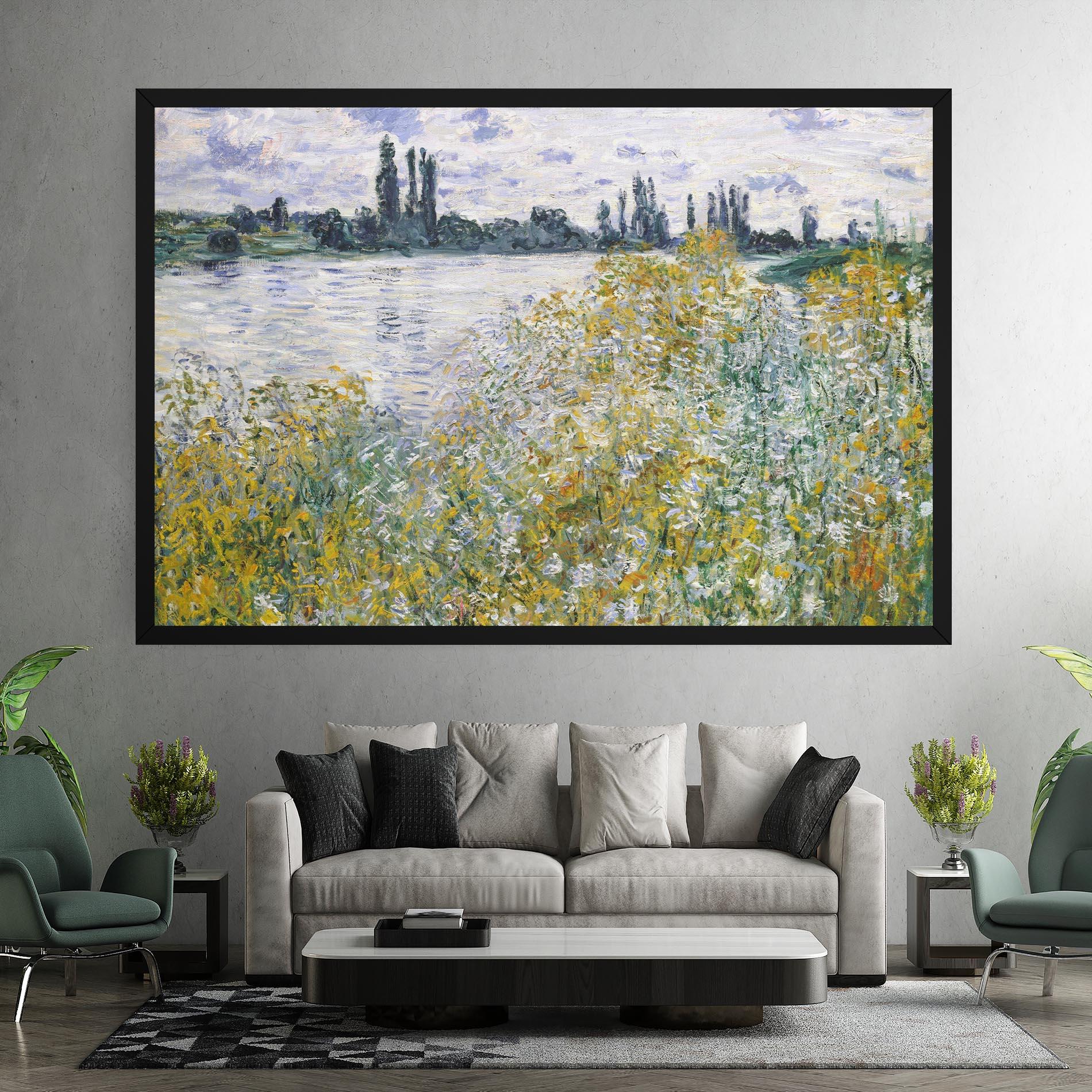 Картина на платно Near Vetheuil mockup 7