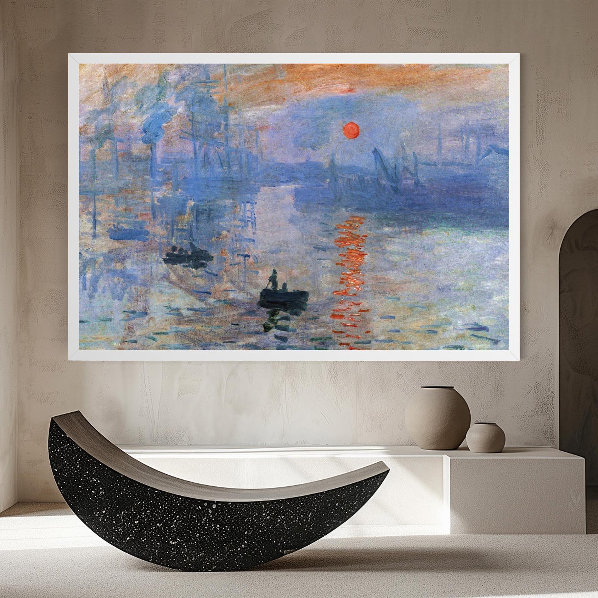 Картина на платно Monet Impressionist mockup 8