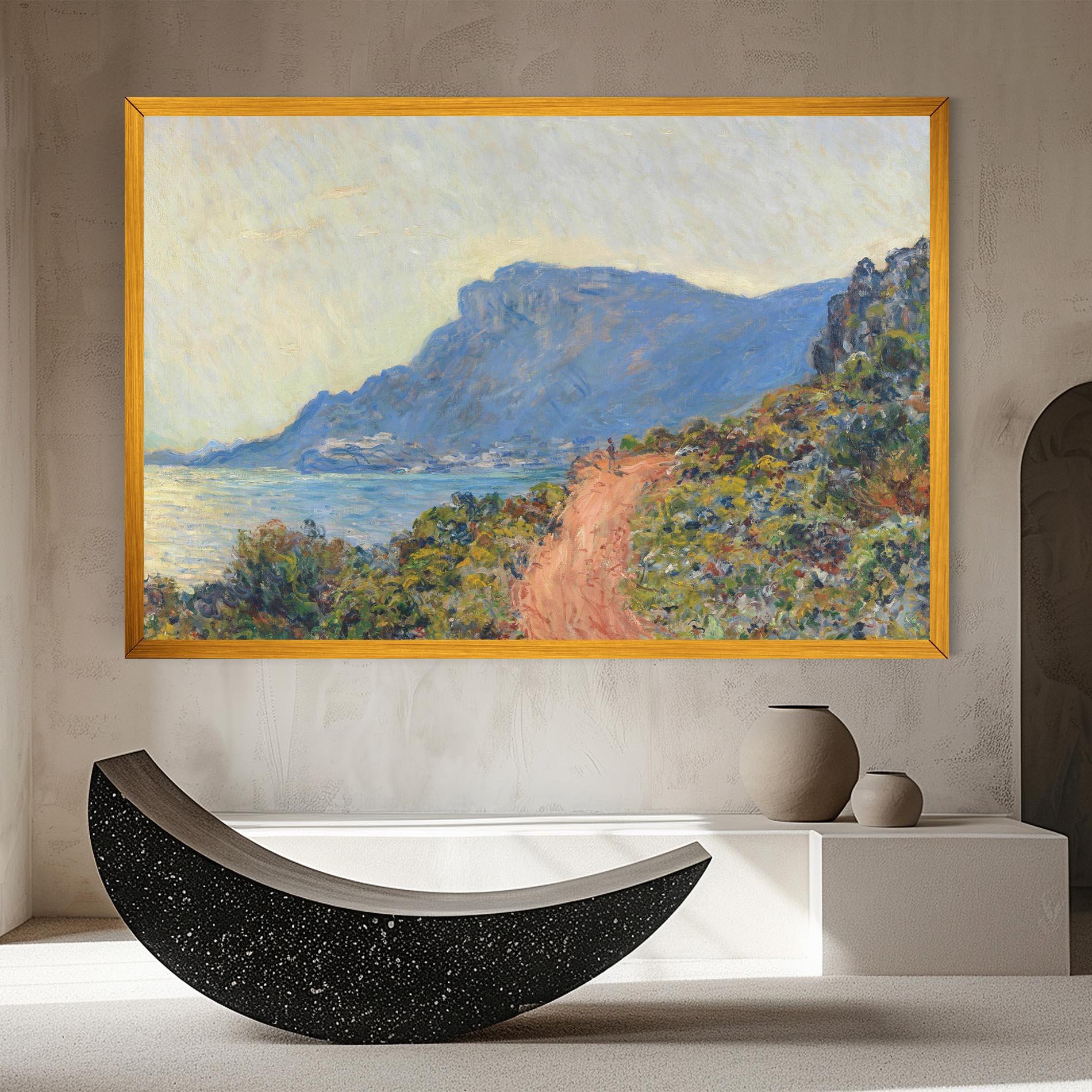 Картина на платно Near Monaco mockup 8