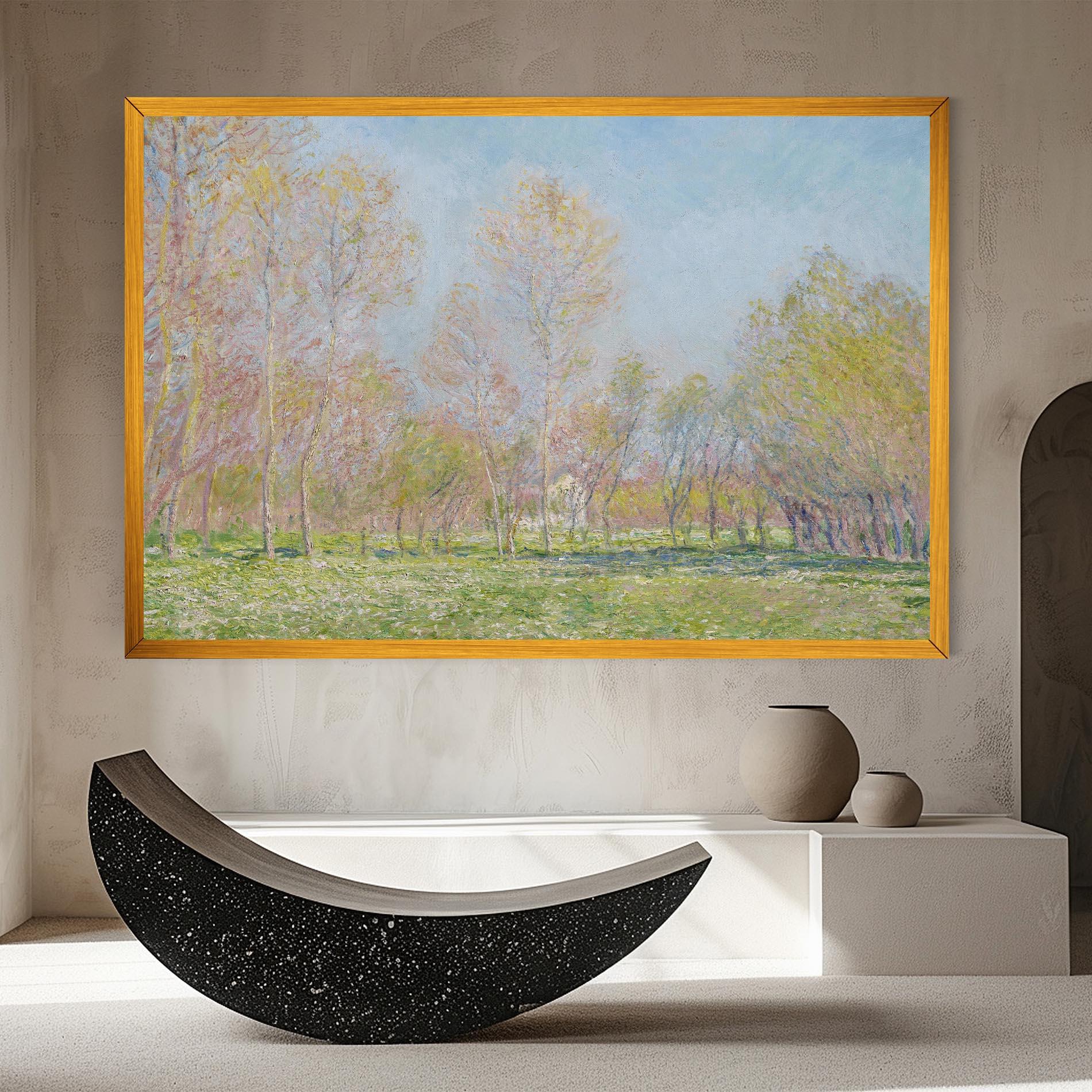 Картина на платно Spring In Giverny mockup 8