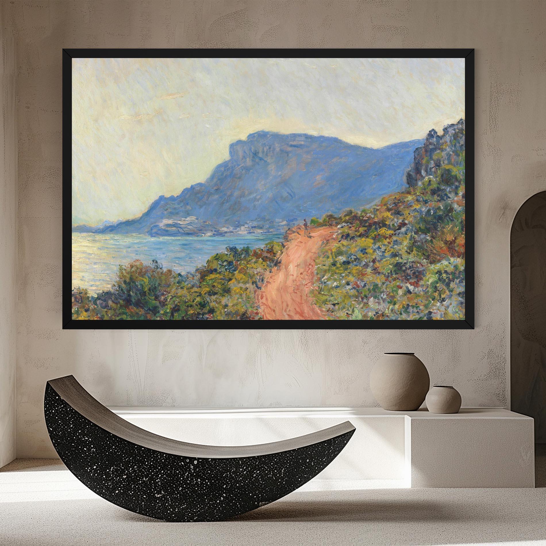 Картина на платно Near Monaco mockup 8