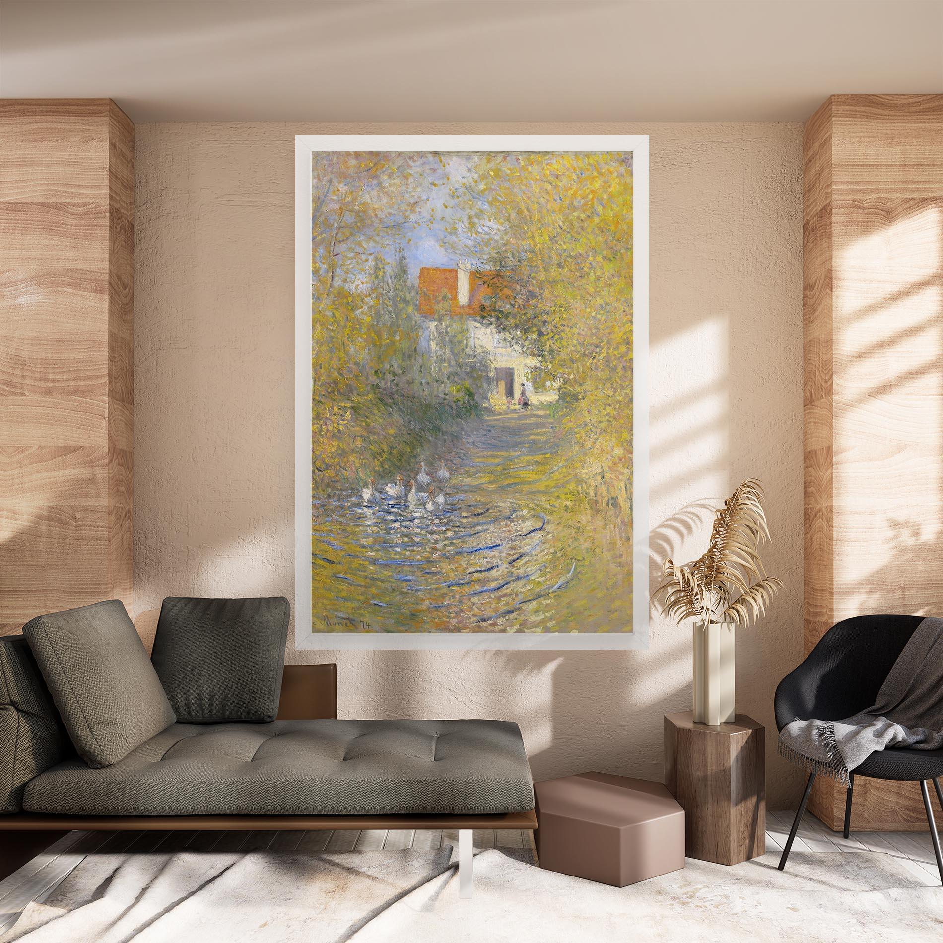 Картина на платно The Geese mockup 8