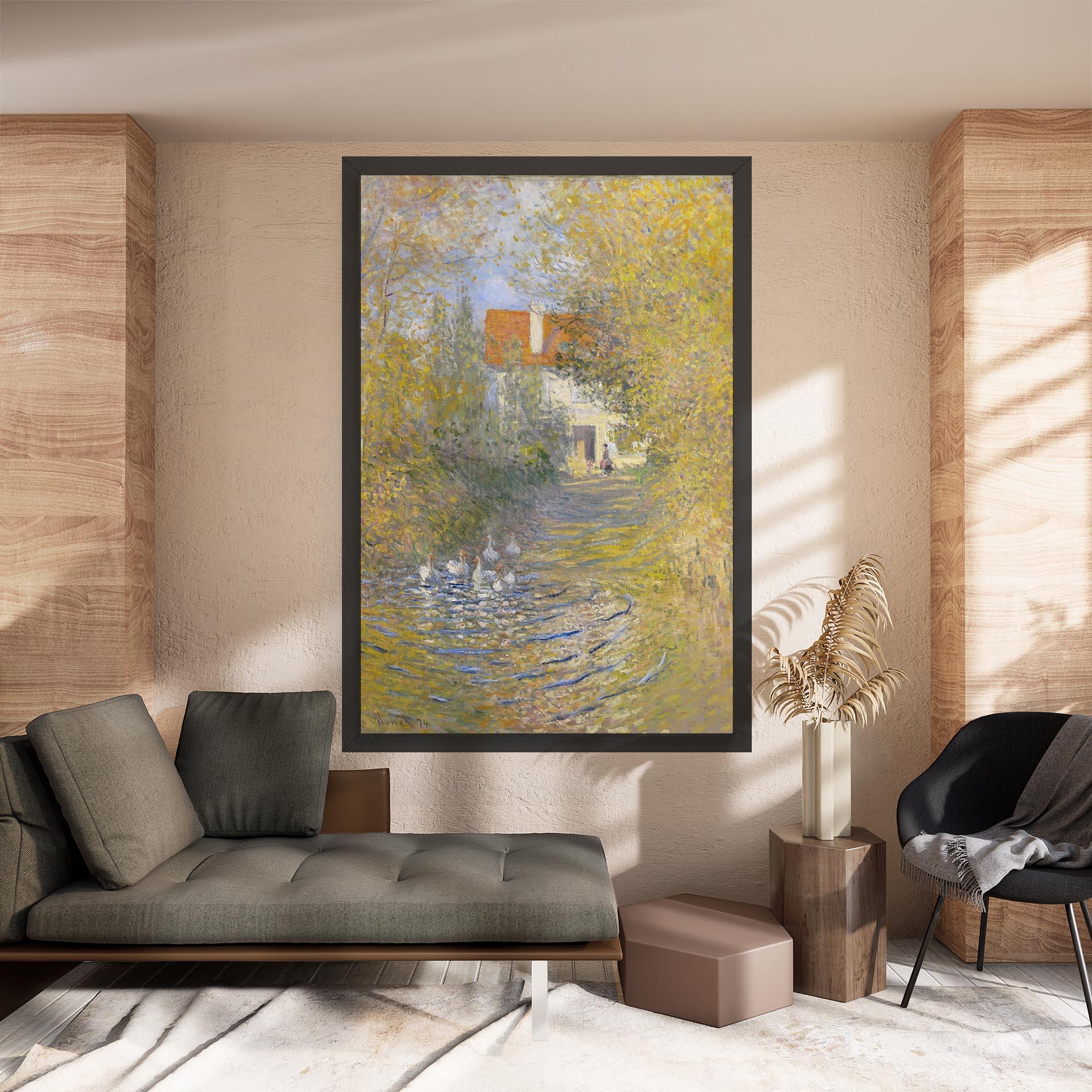 Картина на платно The Geese mockup 8