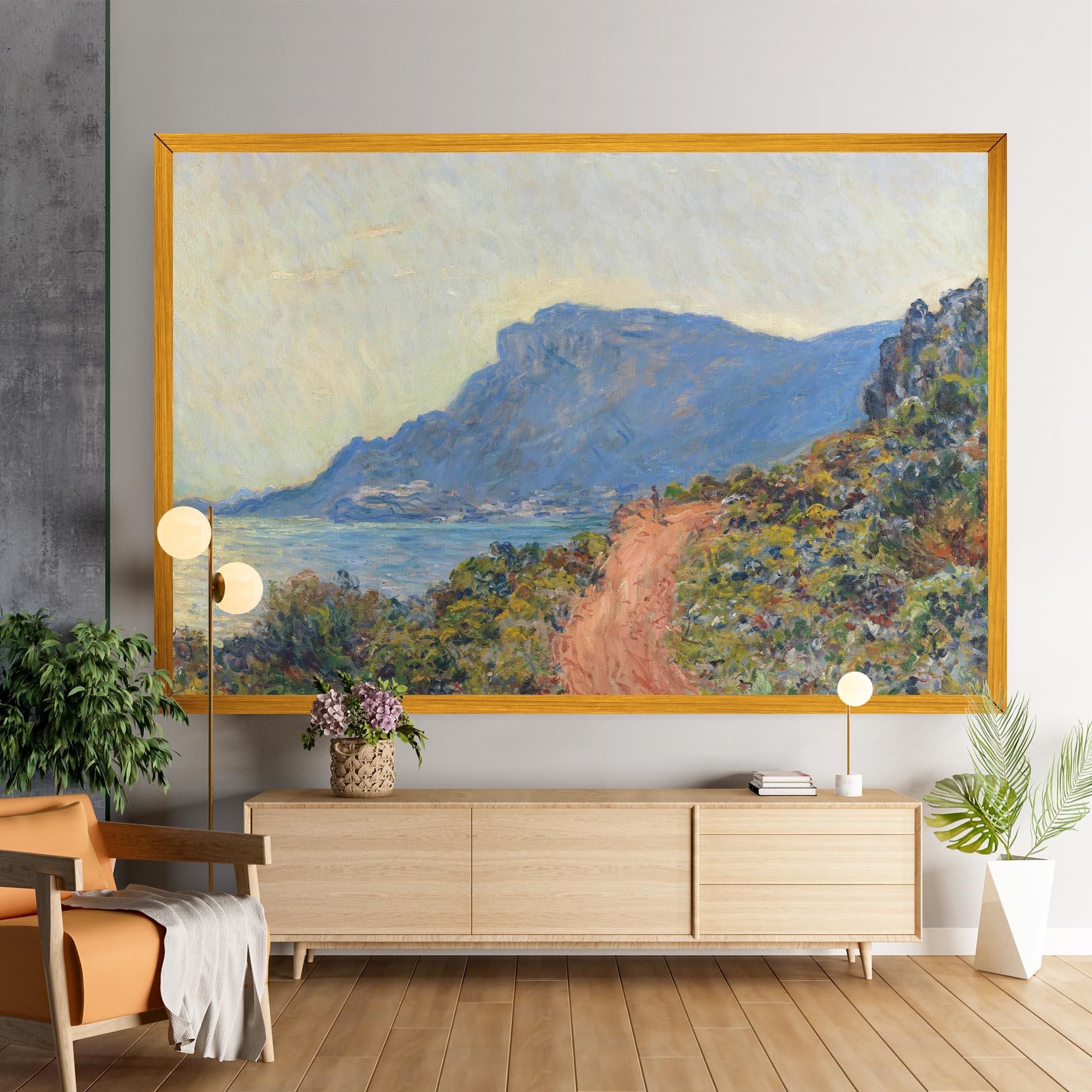 Картина на платно Near Monaco mockup 9