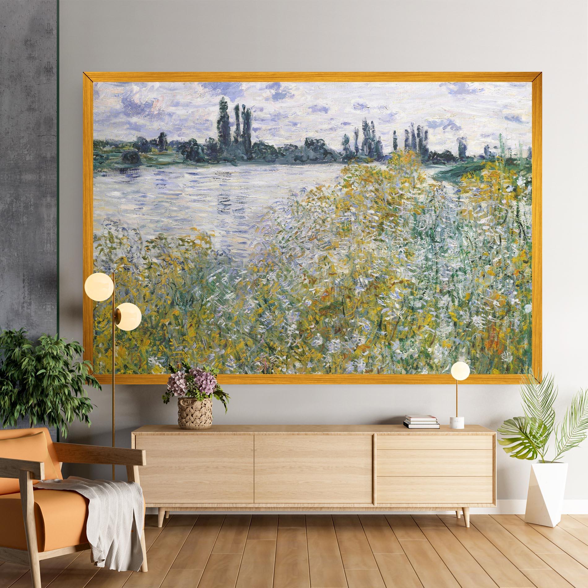 Картина на платно Near Vetheuil mockup 9