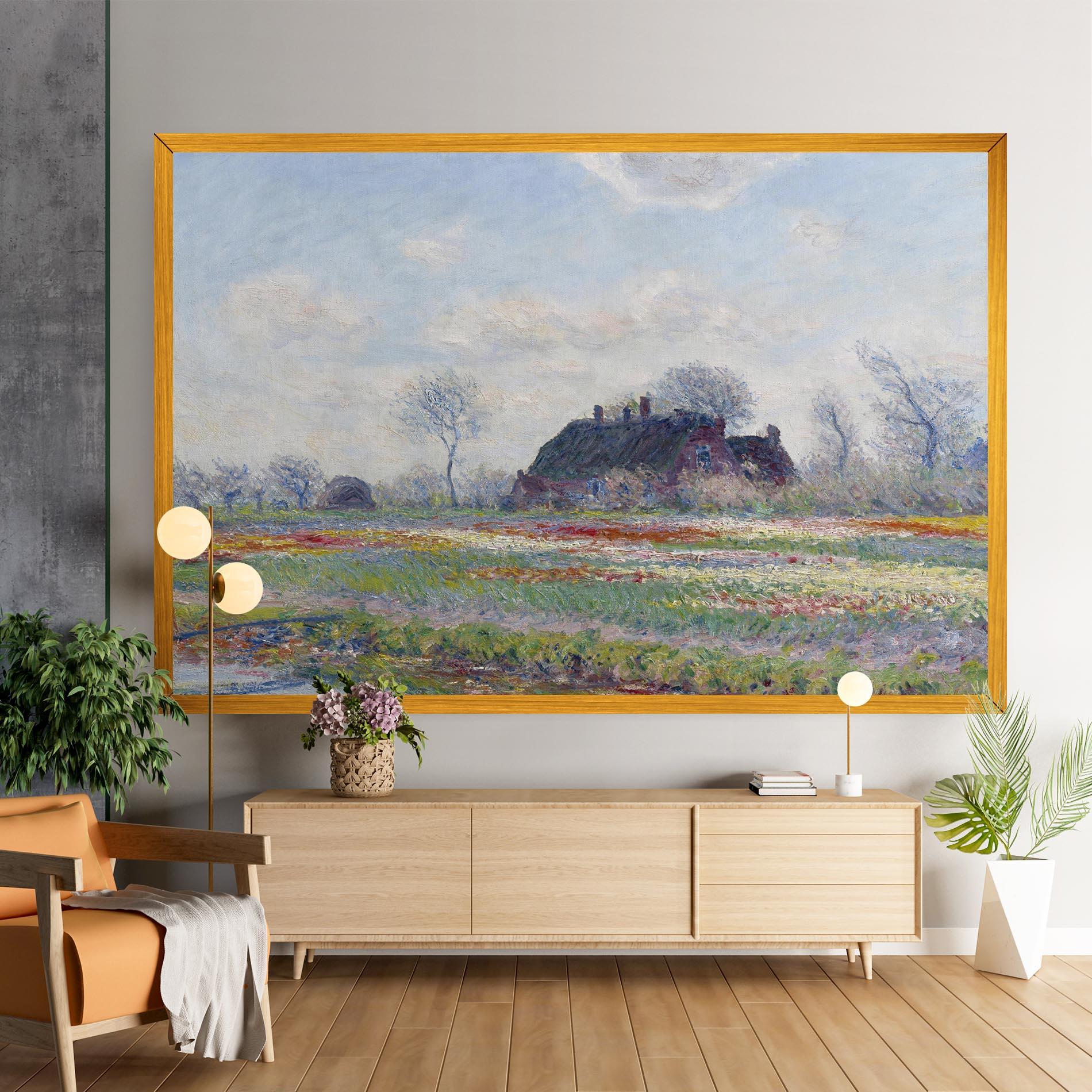 Картина на платно Tulip Fields At Sassenheim mockup 9