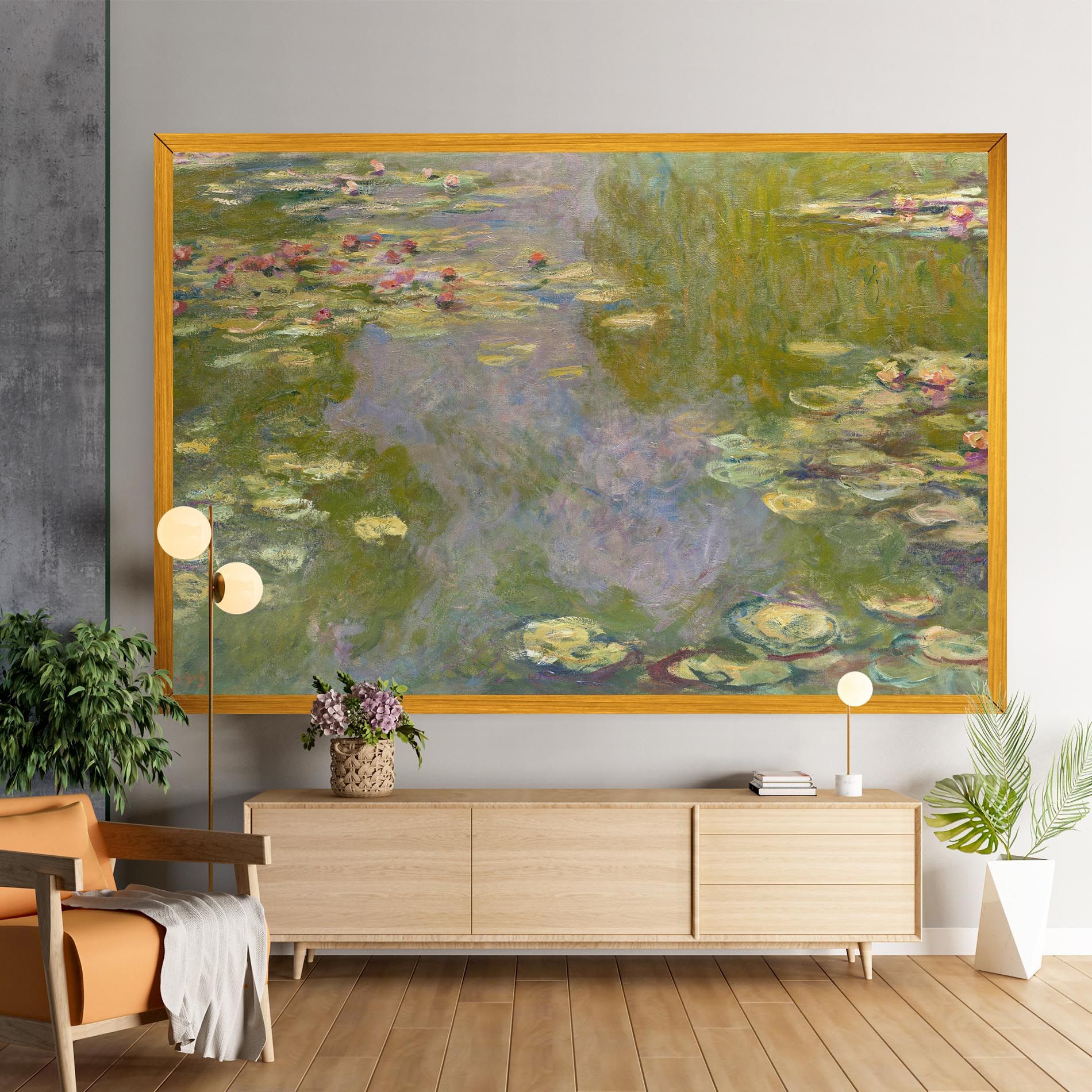 Water Lilies Monet mockup 9