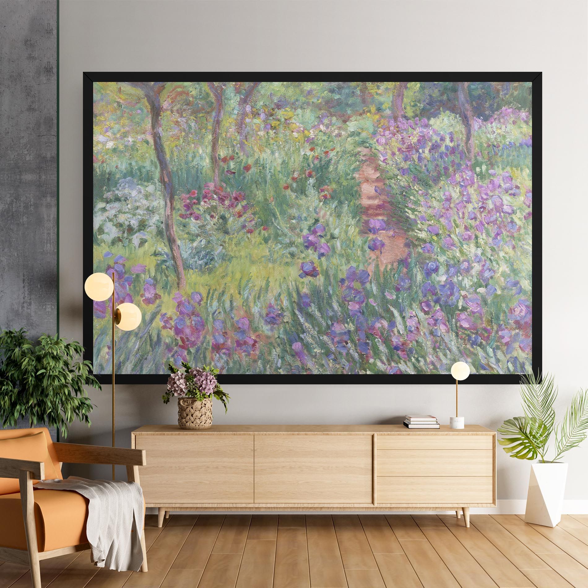 Garden In Giverny Monet mockup 9