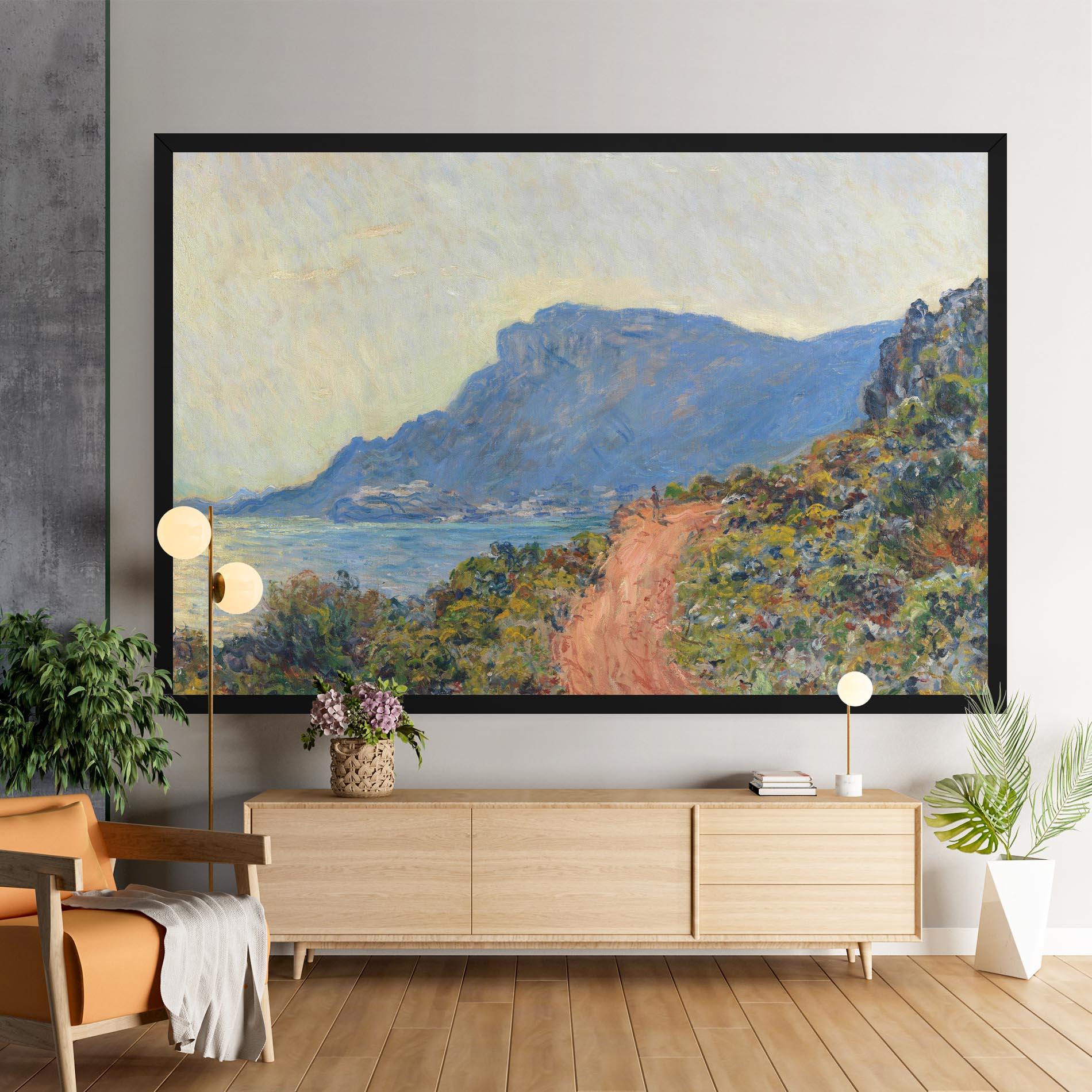 Картина на платно Near Monaco mockup 9