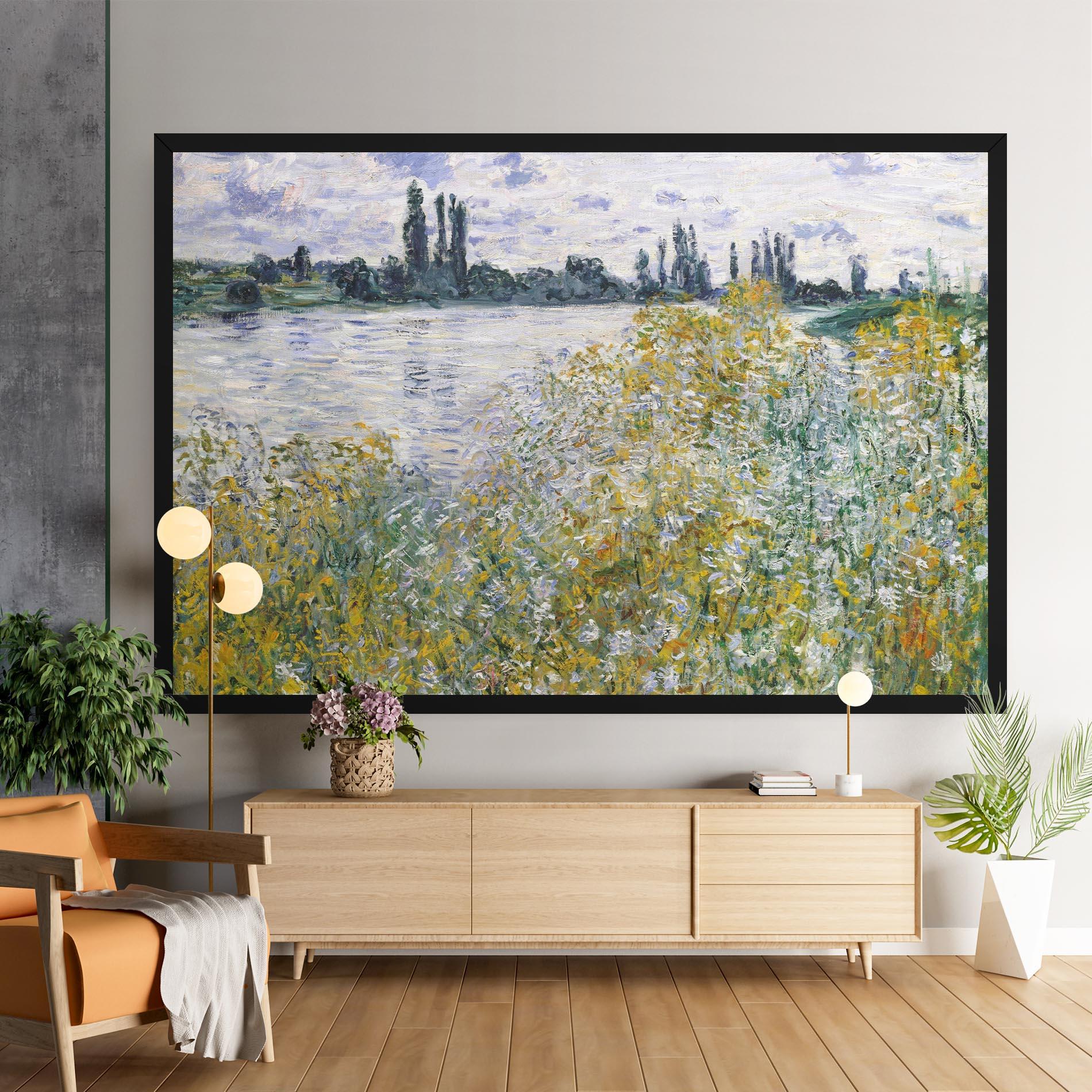 Картина на платно Near Vetheuil mockup 9