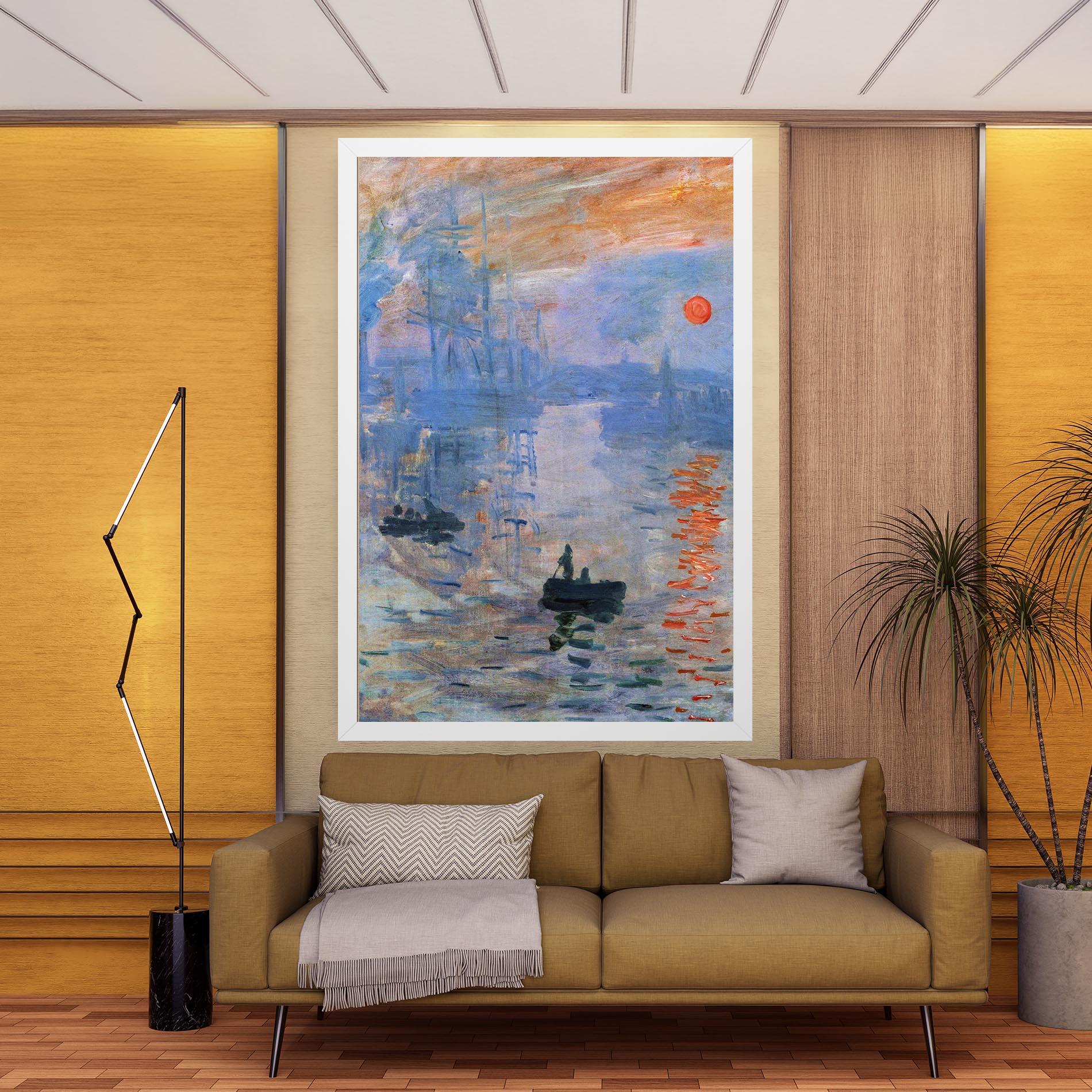 Картина на платно Sunrise Painting mockup 9