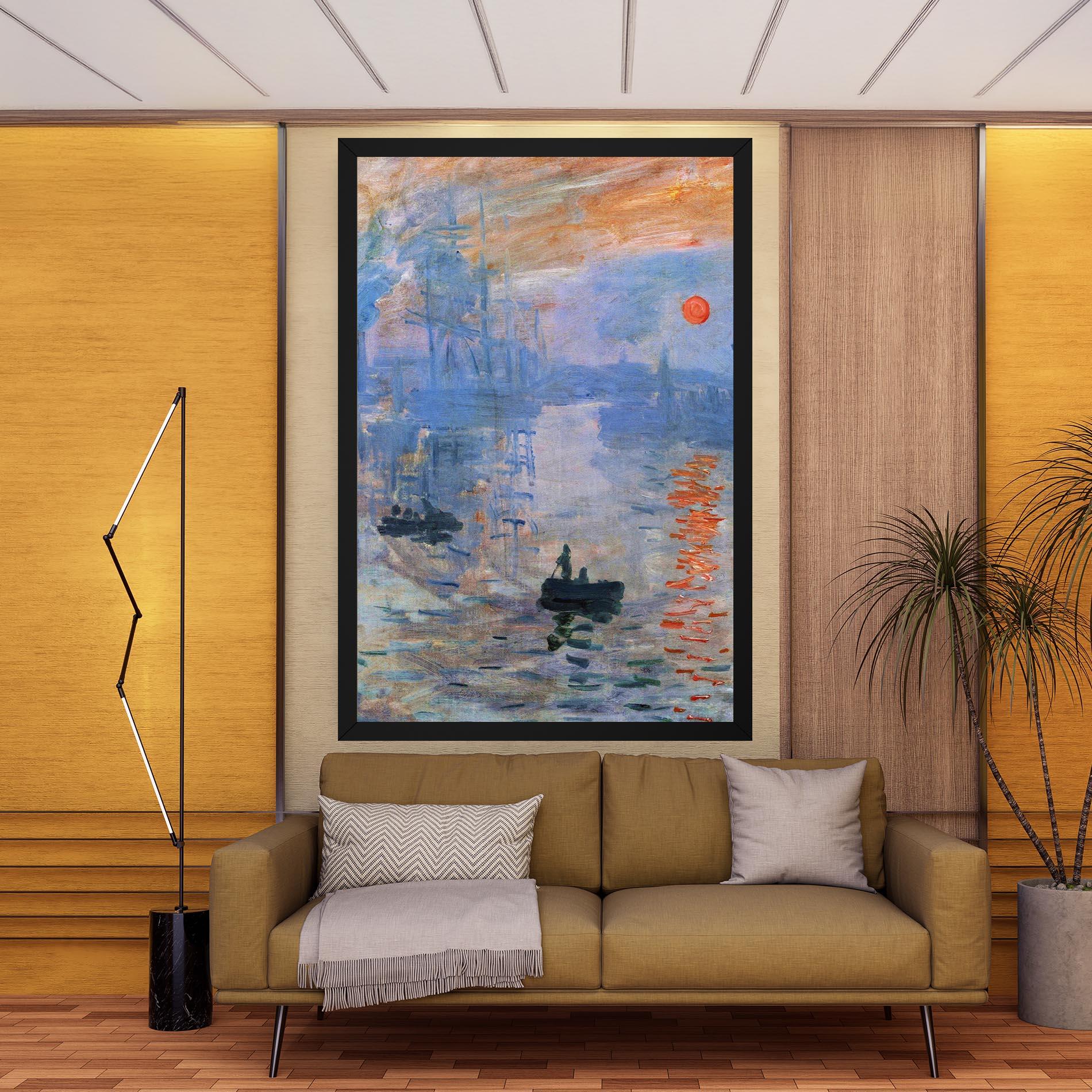 Картина на платно Sunrise Painting mockup 9