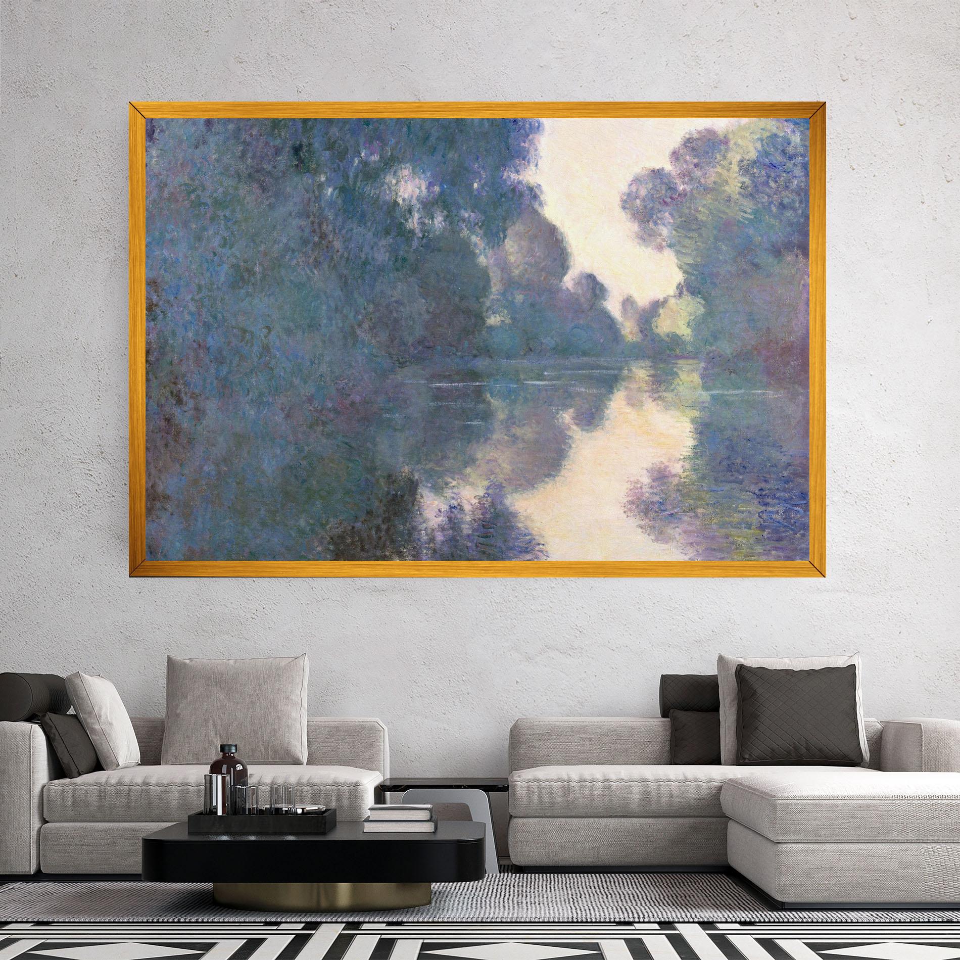 Картина на платно Near Giverny mockup 2