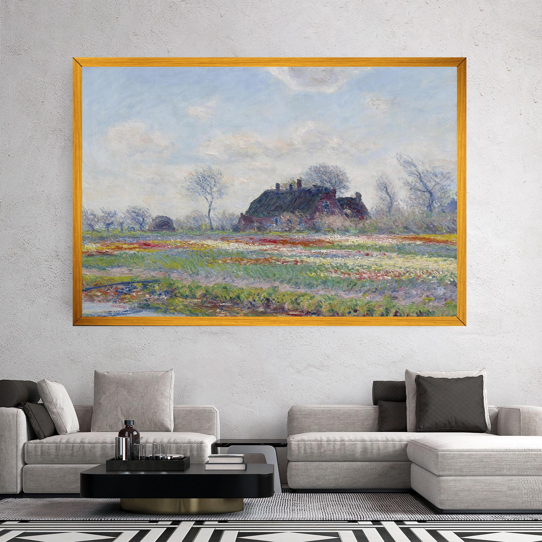 Картина на платно Tulip Fields At Sassenheim mockup 2