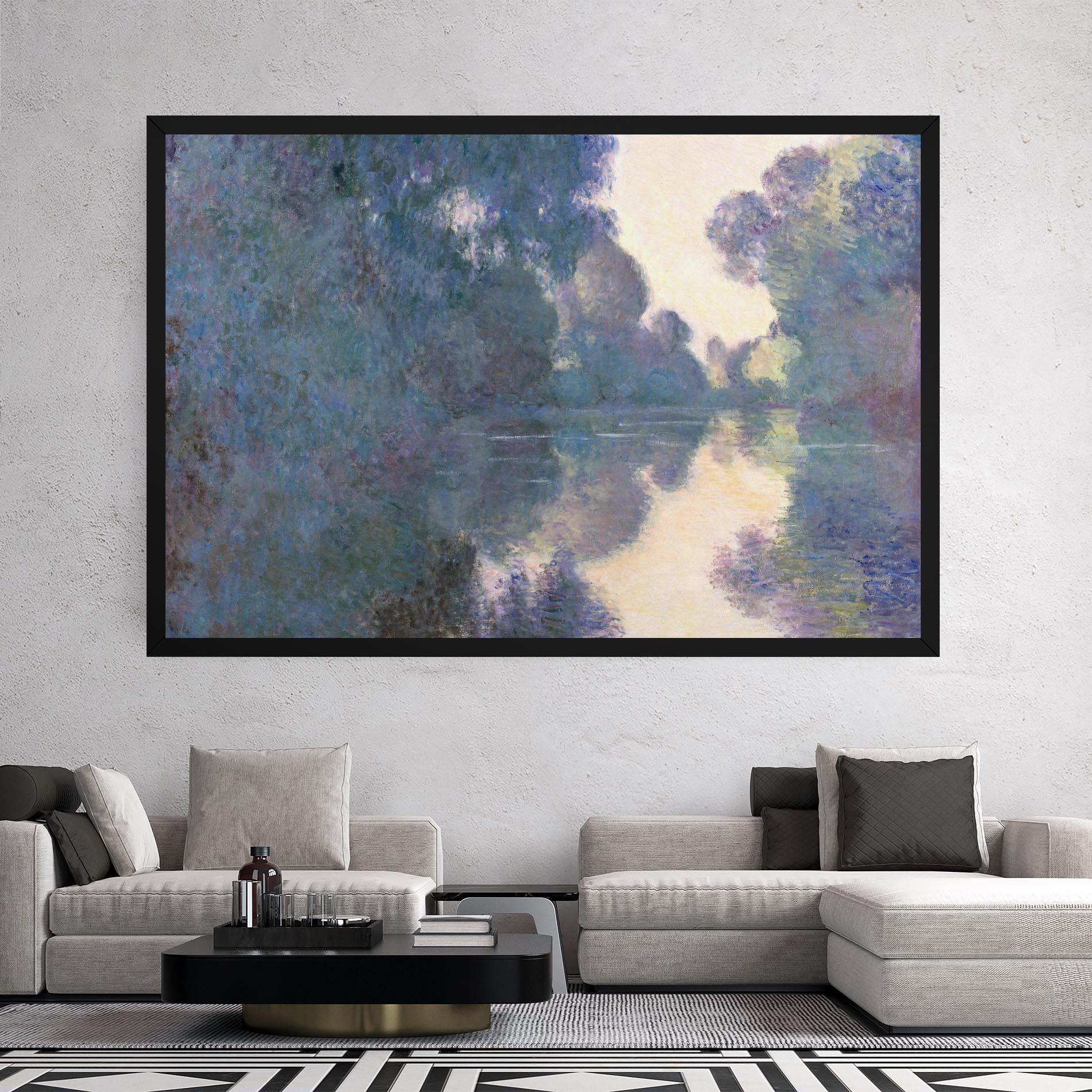 Картина на платно Near Giverny mockup 2